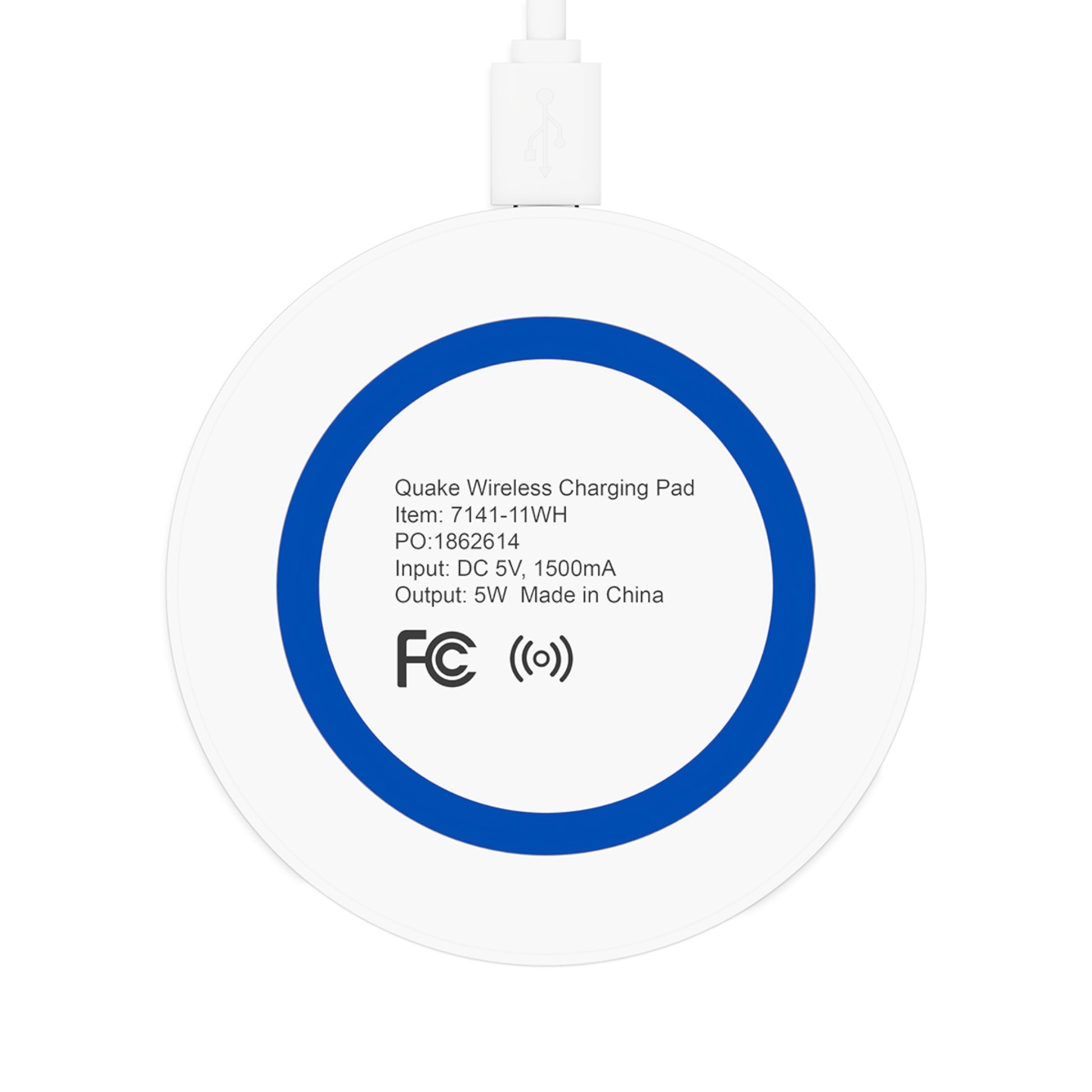 Quake Wireless Charging Pad - BLUE LIPS - Vivienne Grace