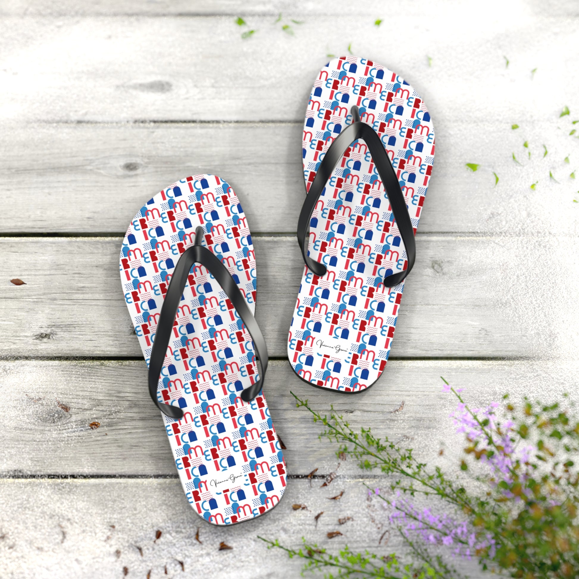 Flip Flops - AMERICA - Vivienne Grace