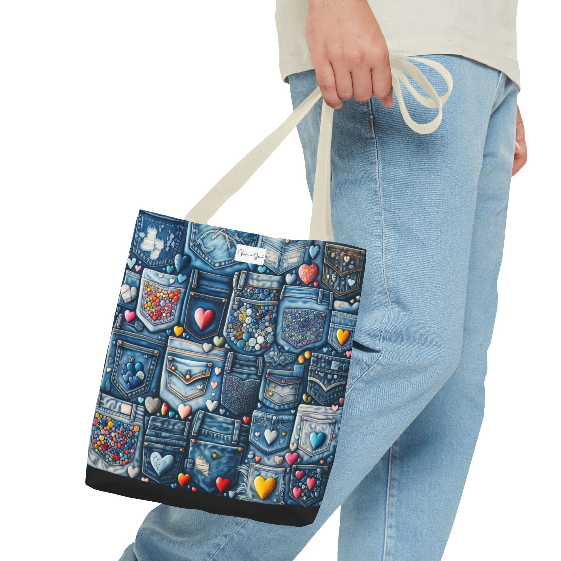 Tote Bag - BLUE JEANS - Vivienne Grace
