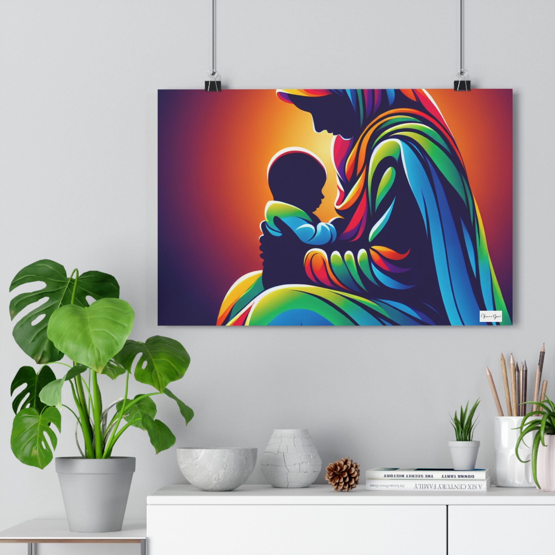 Giclée Art Print - Loving Mother - Vivienne Grace