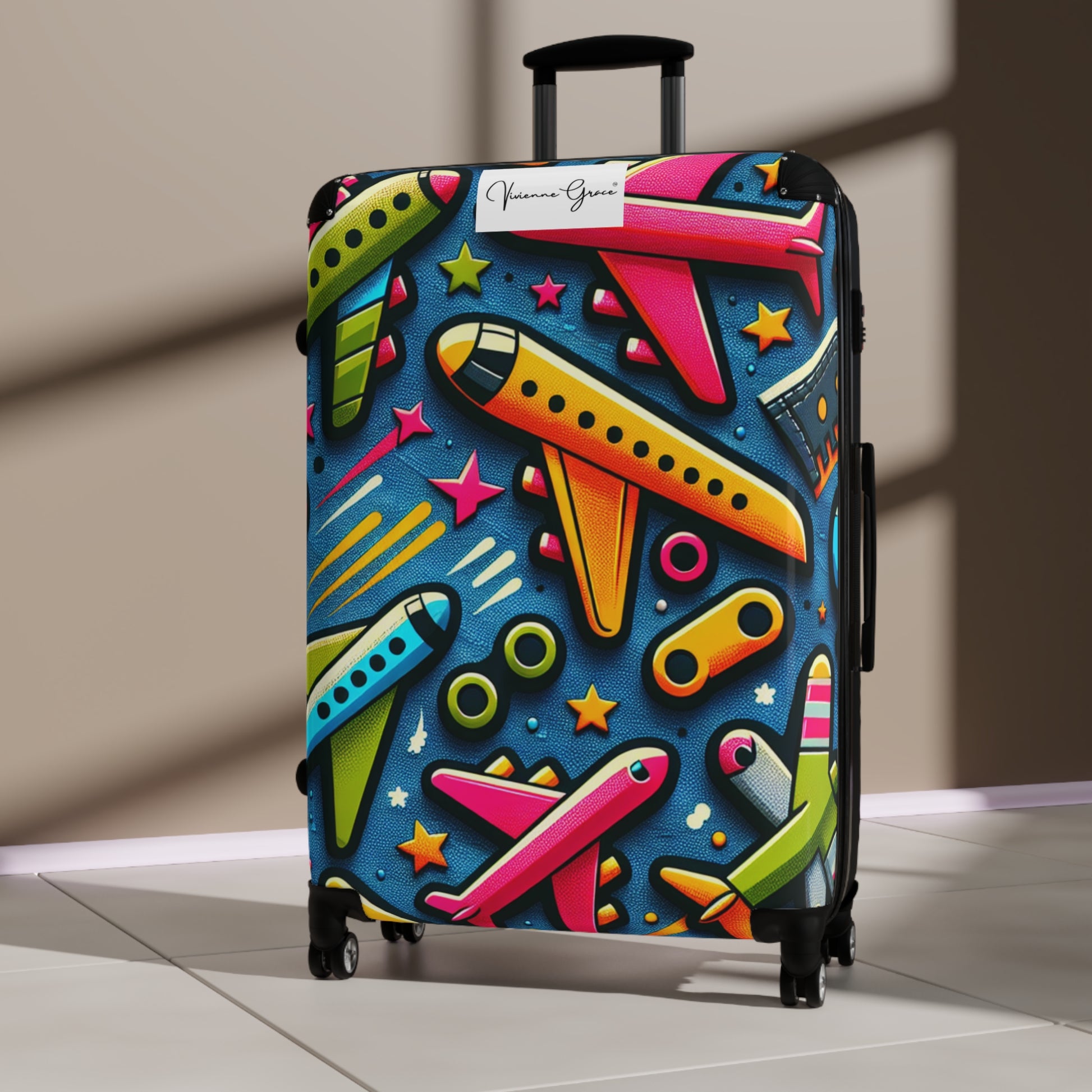 Suitcase - AIRPLANES - Vivienne Grace