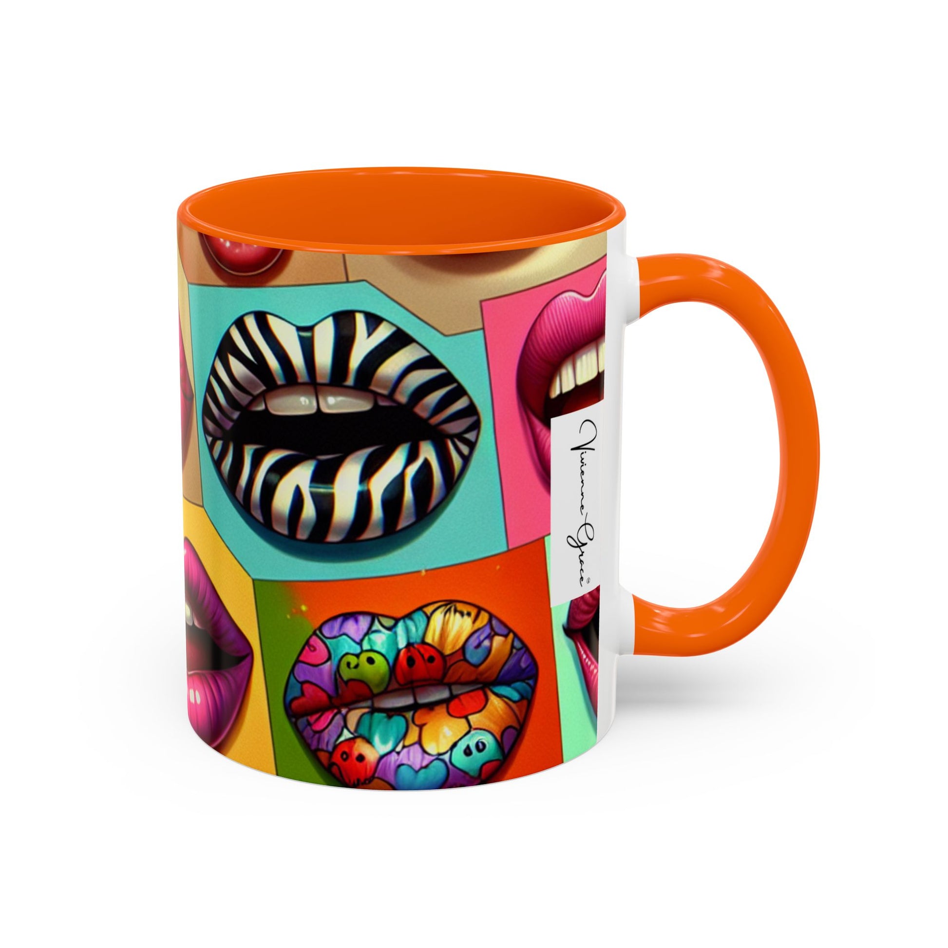 Accent Coffee Mug - LIPS - Vivienne Grace