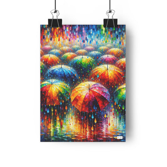 Giclée Art Print - Umbrellas - Vivienne Grace