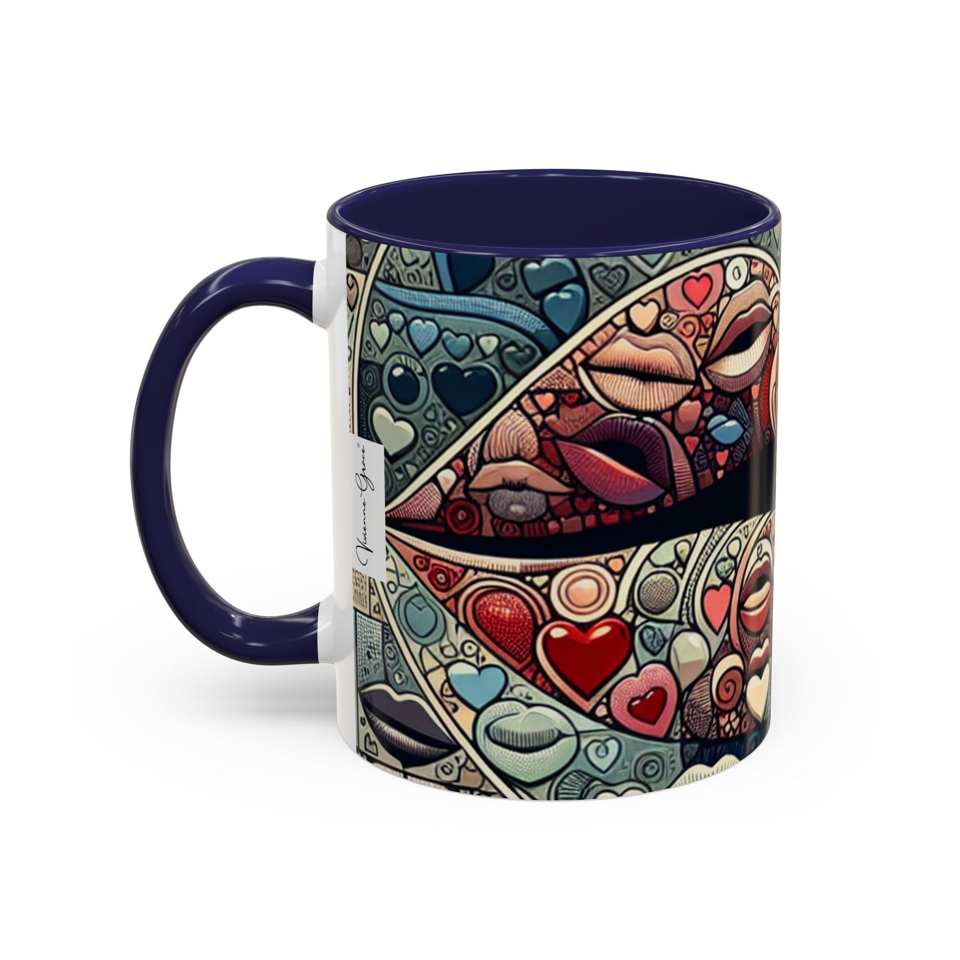 Coffee Mug - BLUE LIPS - Vivienne Grace