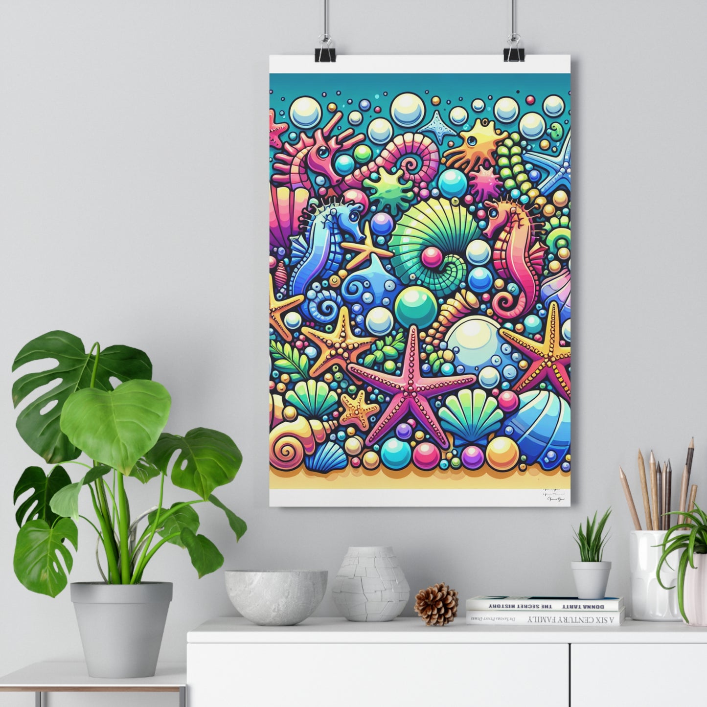 Giclée Art Print - BEACH BAUBLES