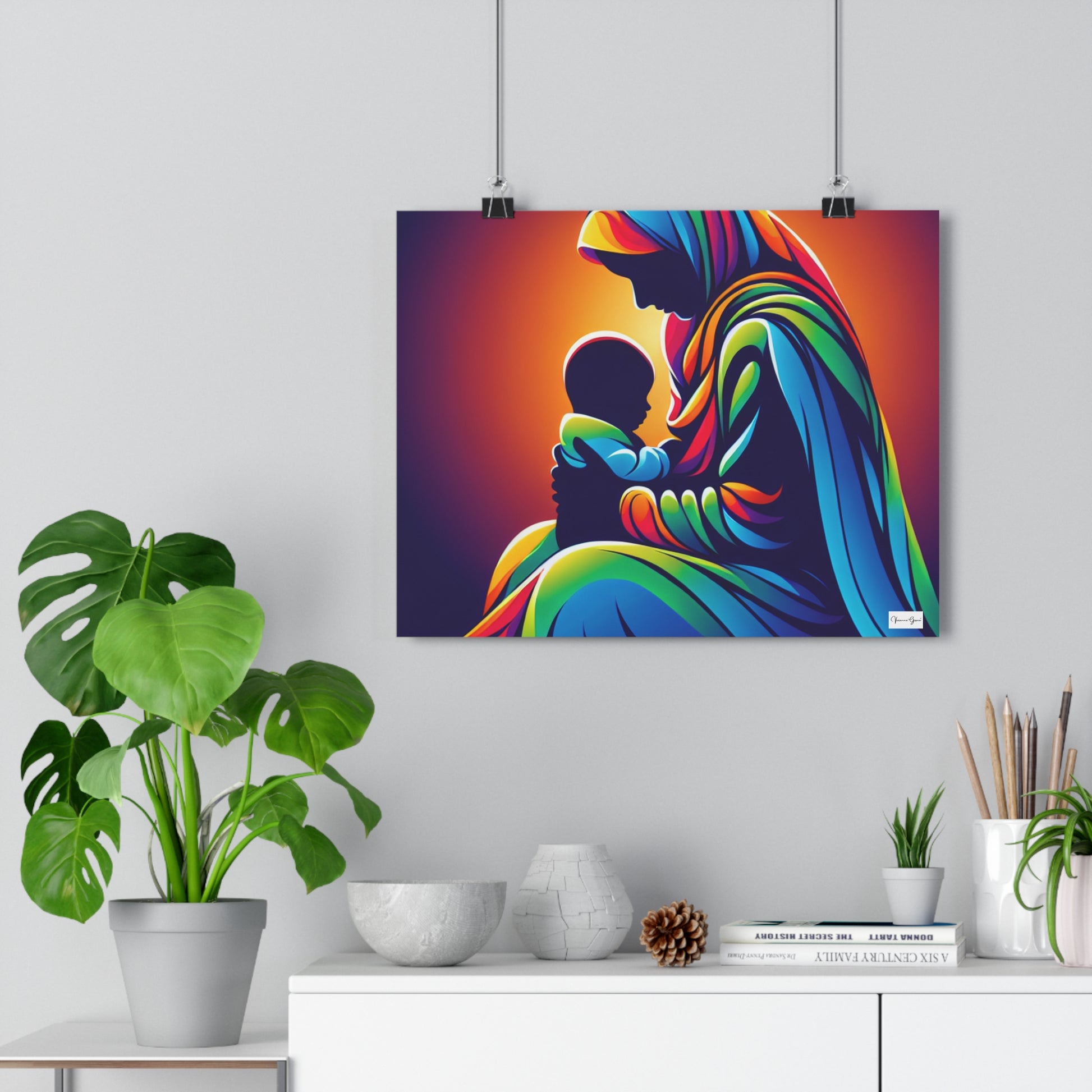Giclée Art Print - Loving Mother - Vivienne Grace