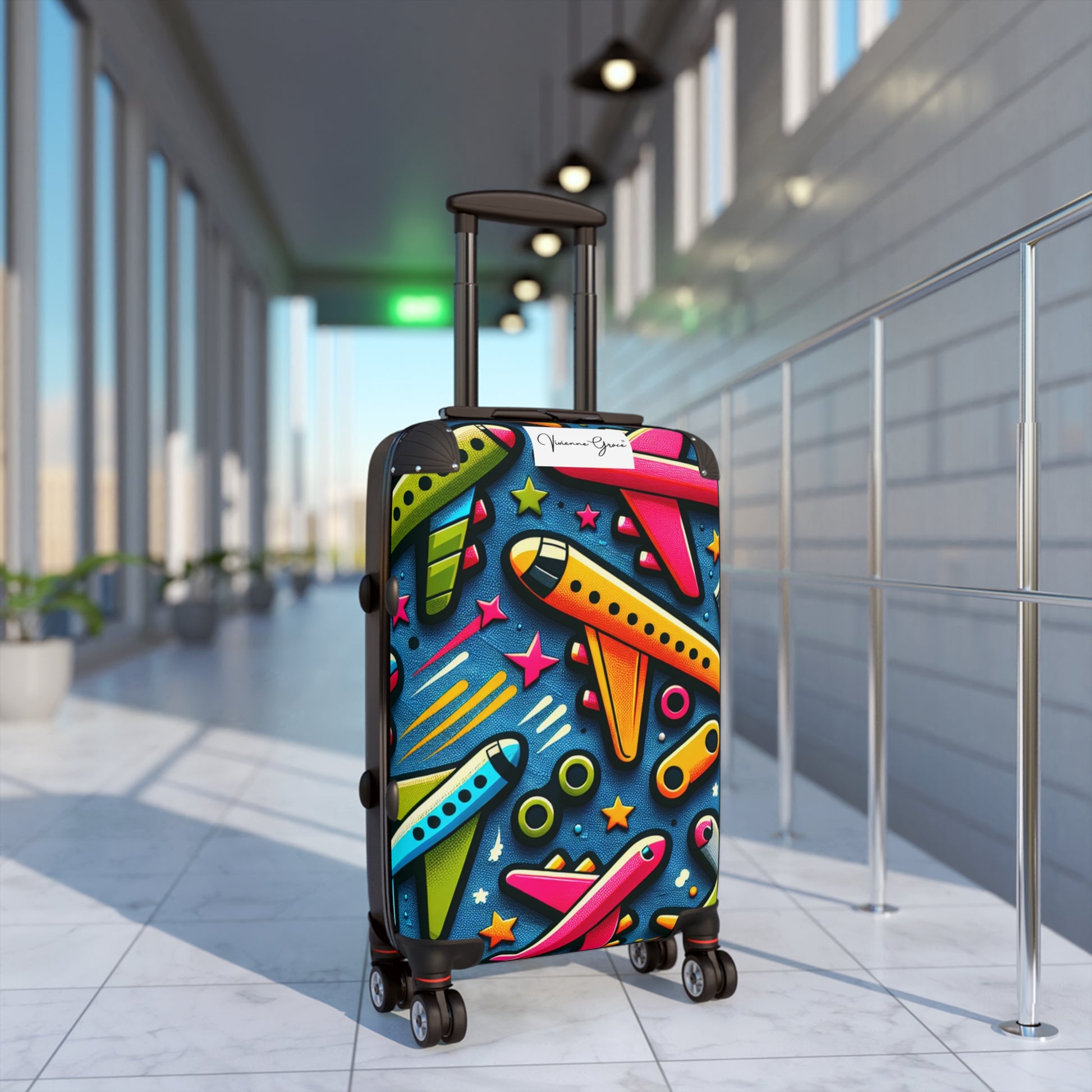 Suitcase - AIRPLANES - Vivienne Grace