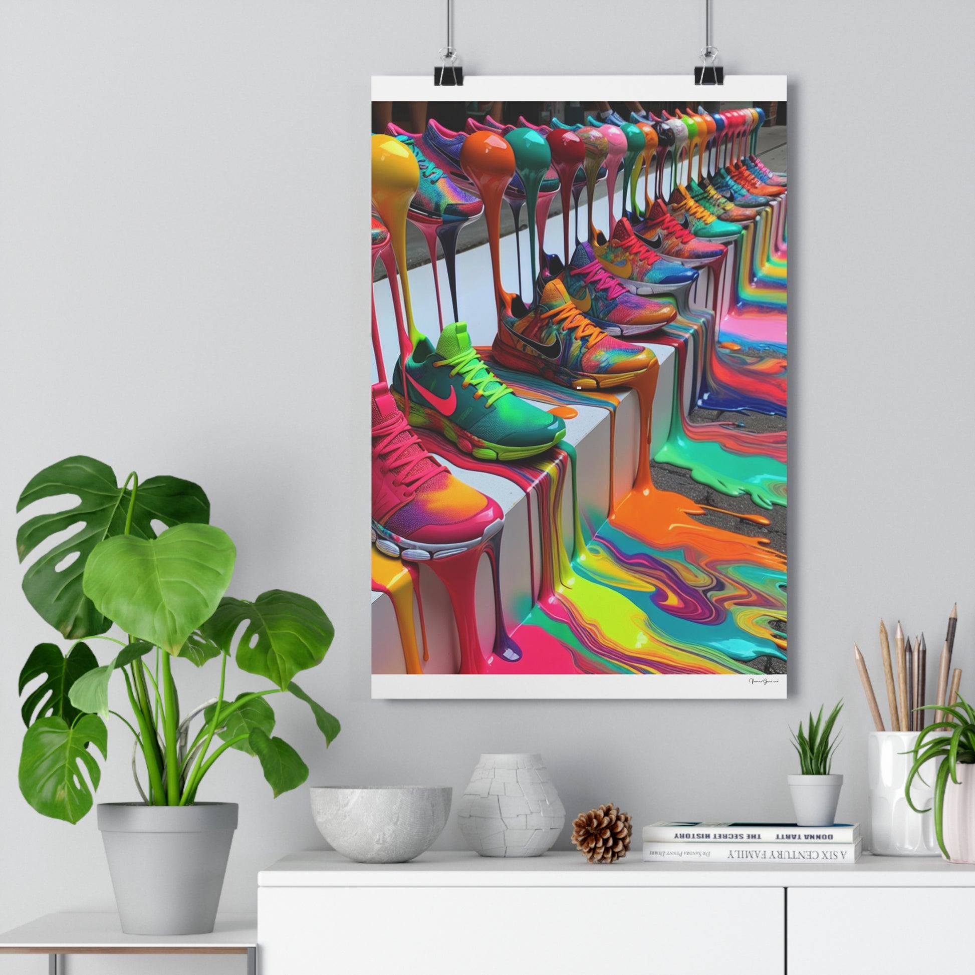 Giclée Art Print - Sneaker Fun - Vivienne Grace