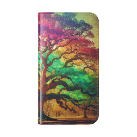 IPhone - Flip Case - COLORFUL OAK - Vivienne Grace