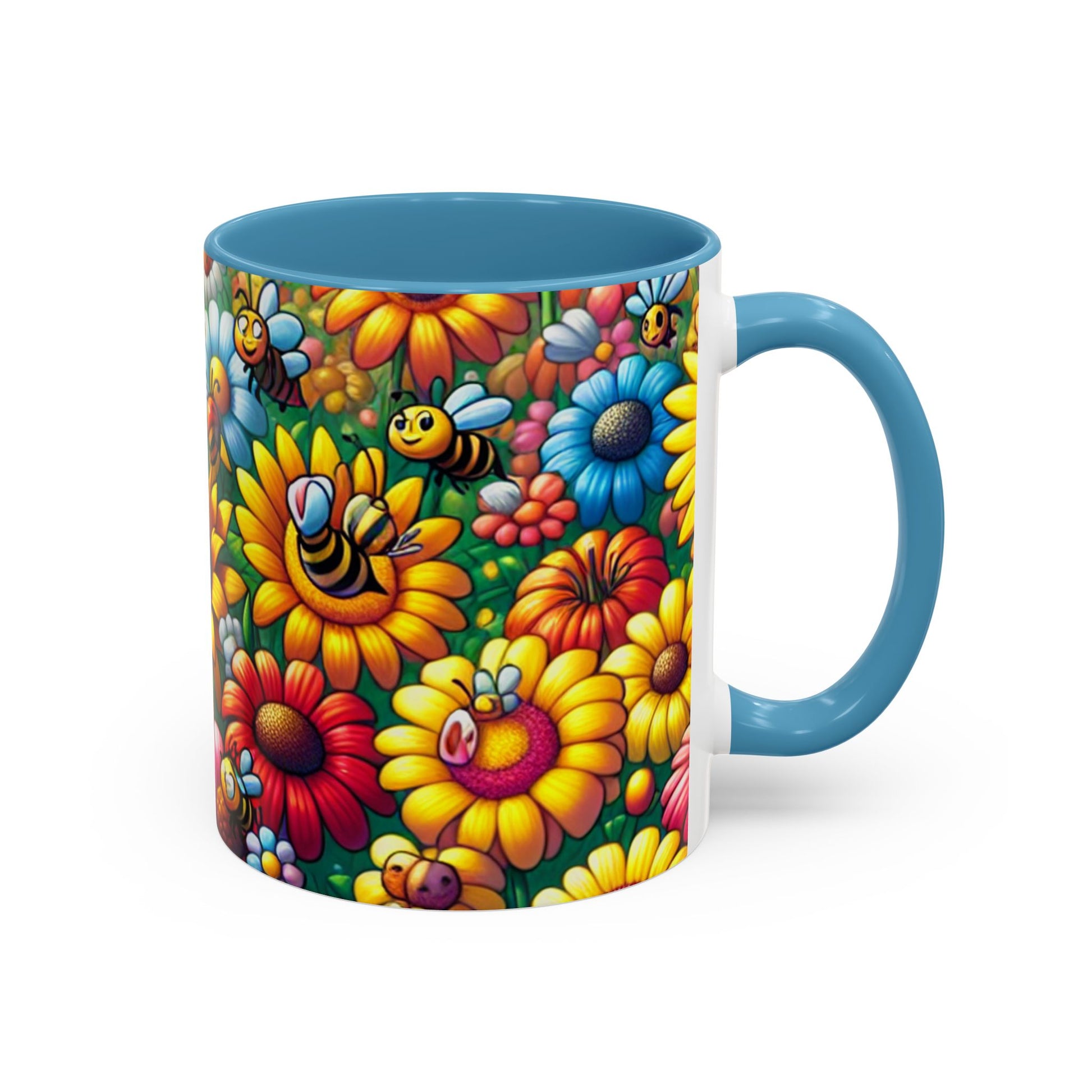 Coffee Mug - SUNFLOWERS/BEES - Vivienne Grace