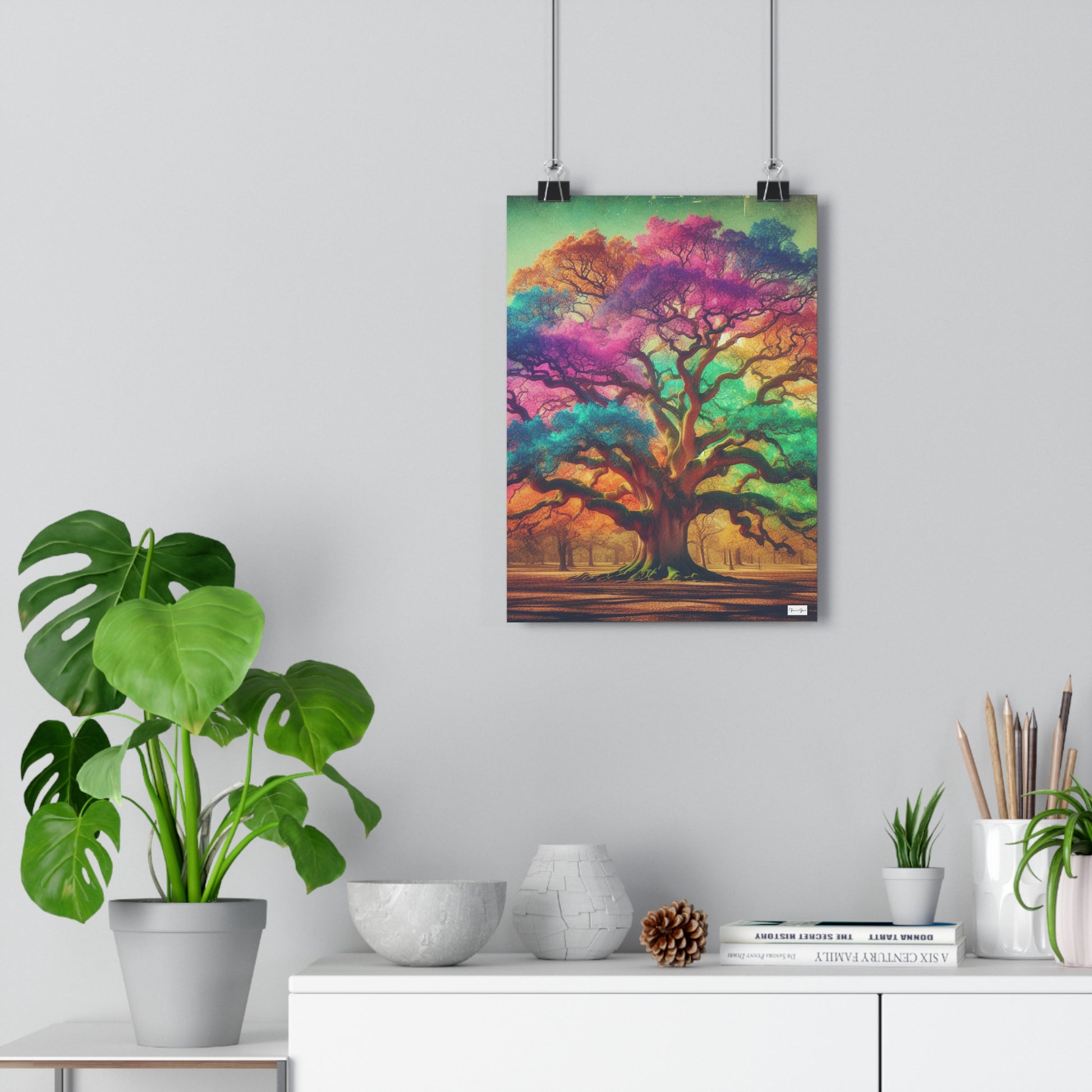 Giclée Art Print - Colorful Oak - Vivienne Grace