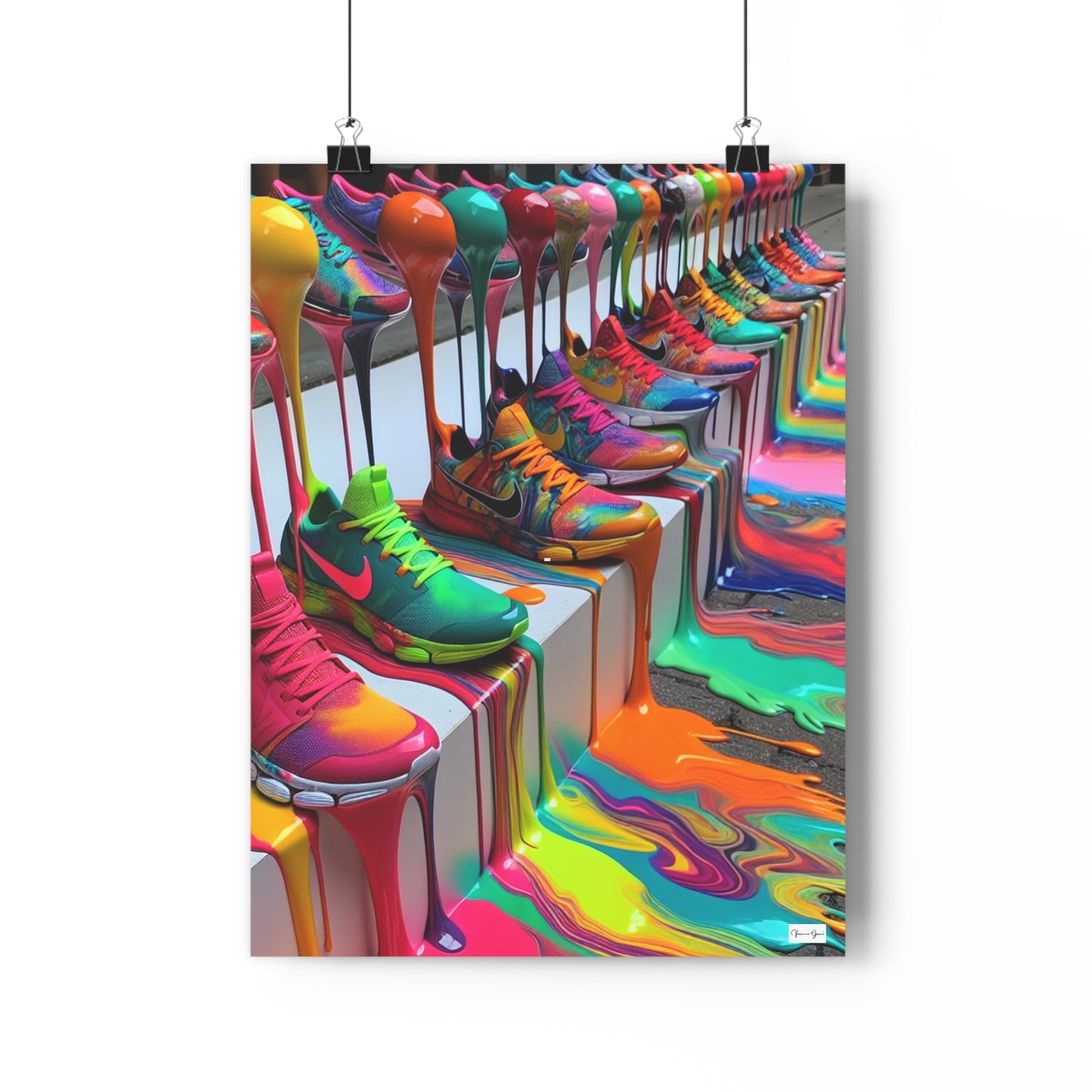 Giclée Art Print - Sneaker Fun - Vivienne Grace