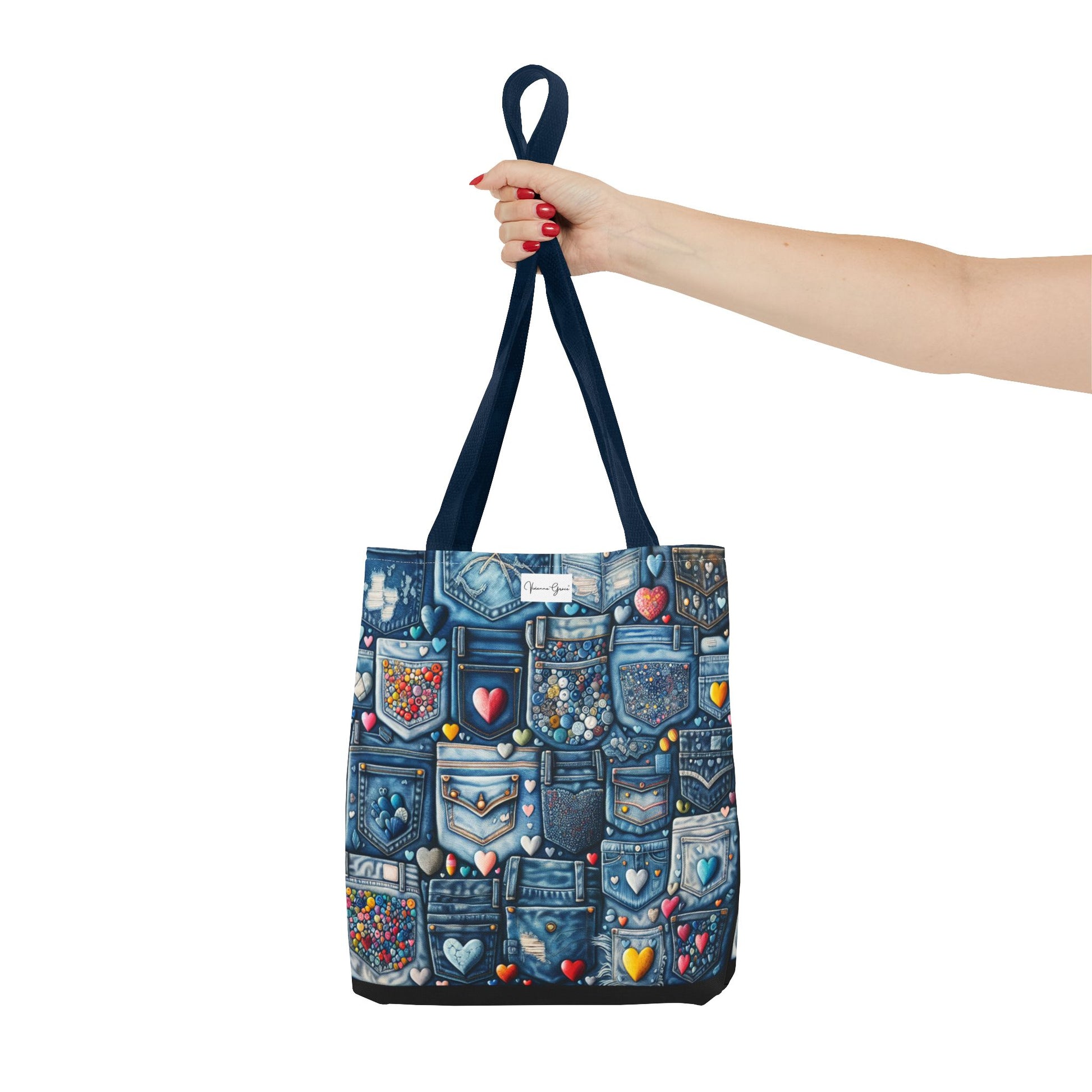 Tote Bag - BLUE JEANS - Vivienne Grace