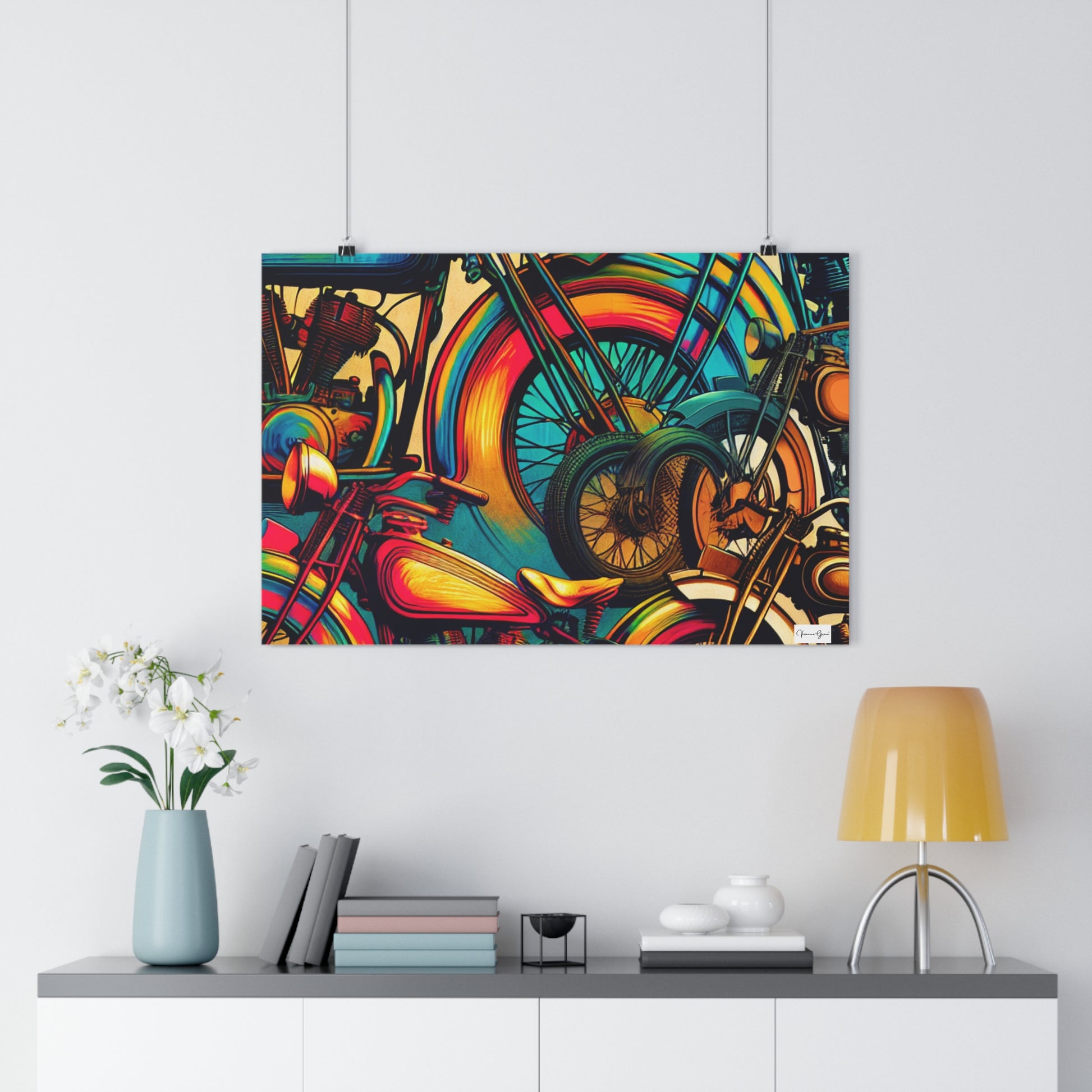 Giclée Art Print - Motorcycles - Vivienne Grace