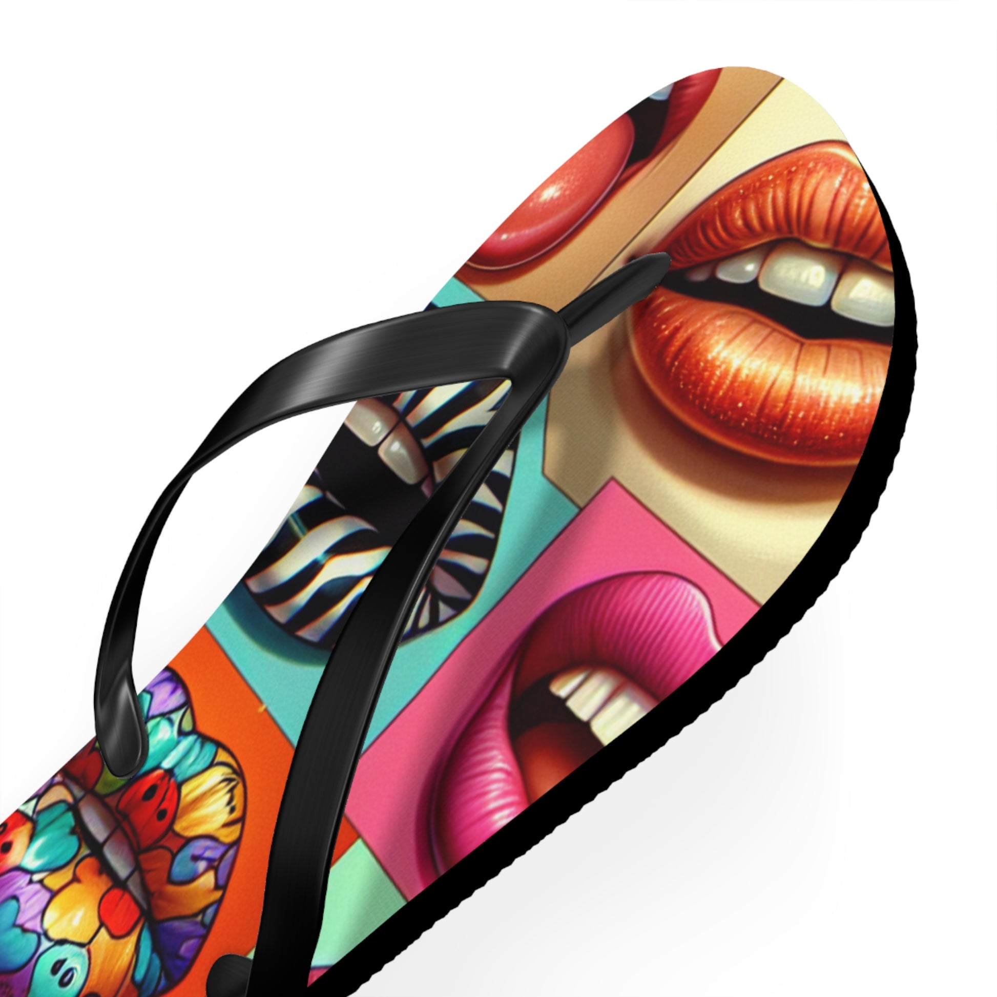 Flip Flops - LIPS - Vivienne Grace