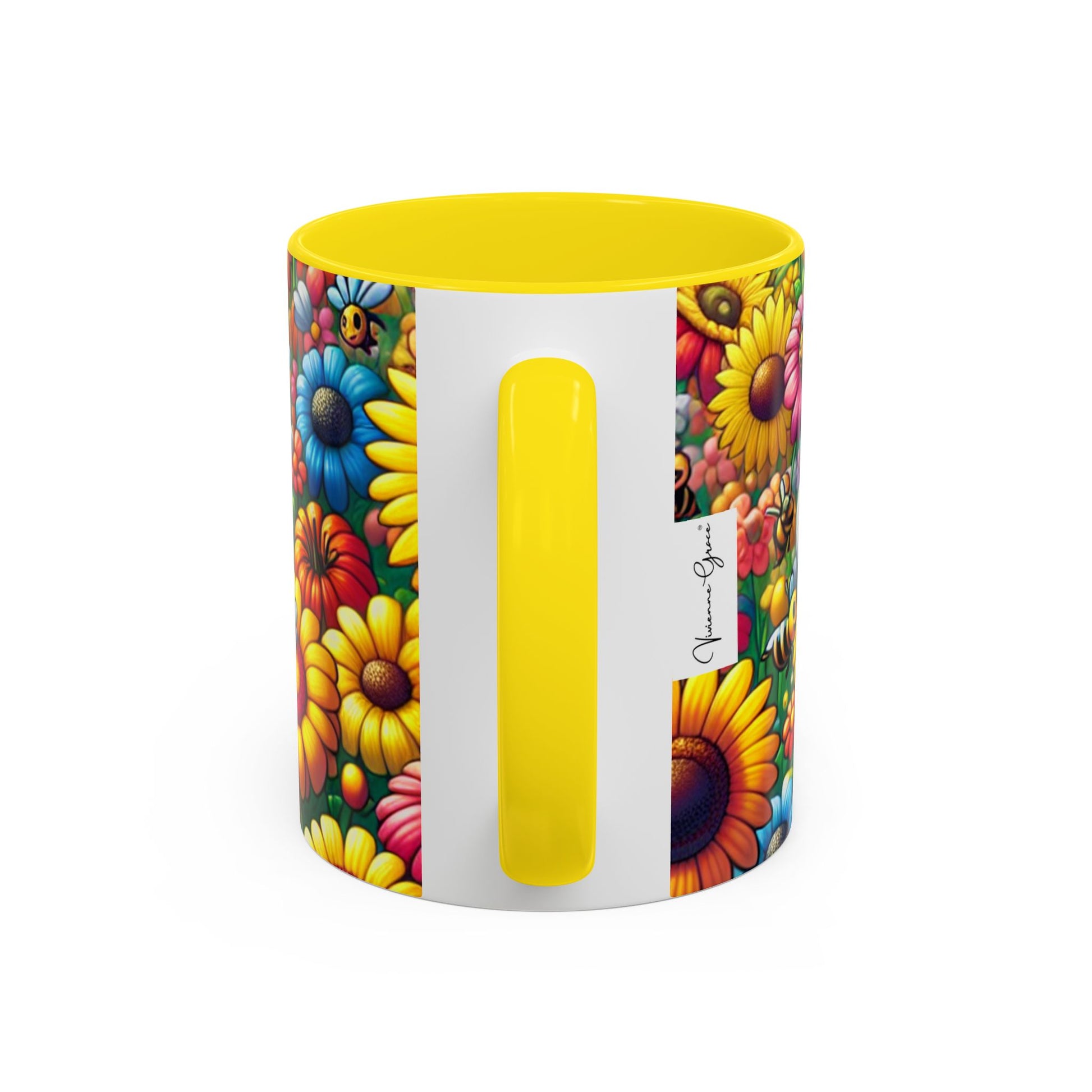 Coffee Mug - SUNFLOWERS/BEES - Vivienne Grace