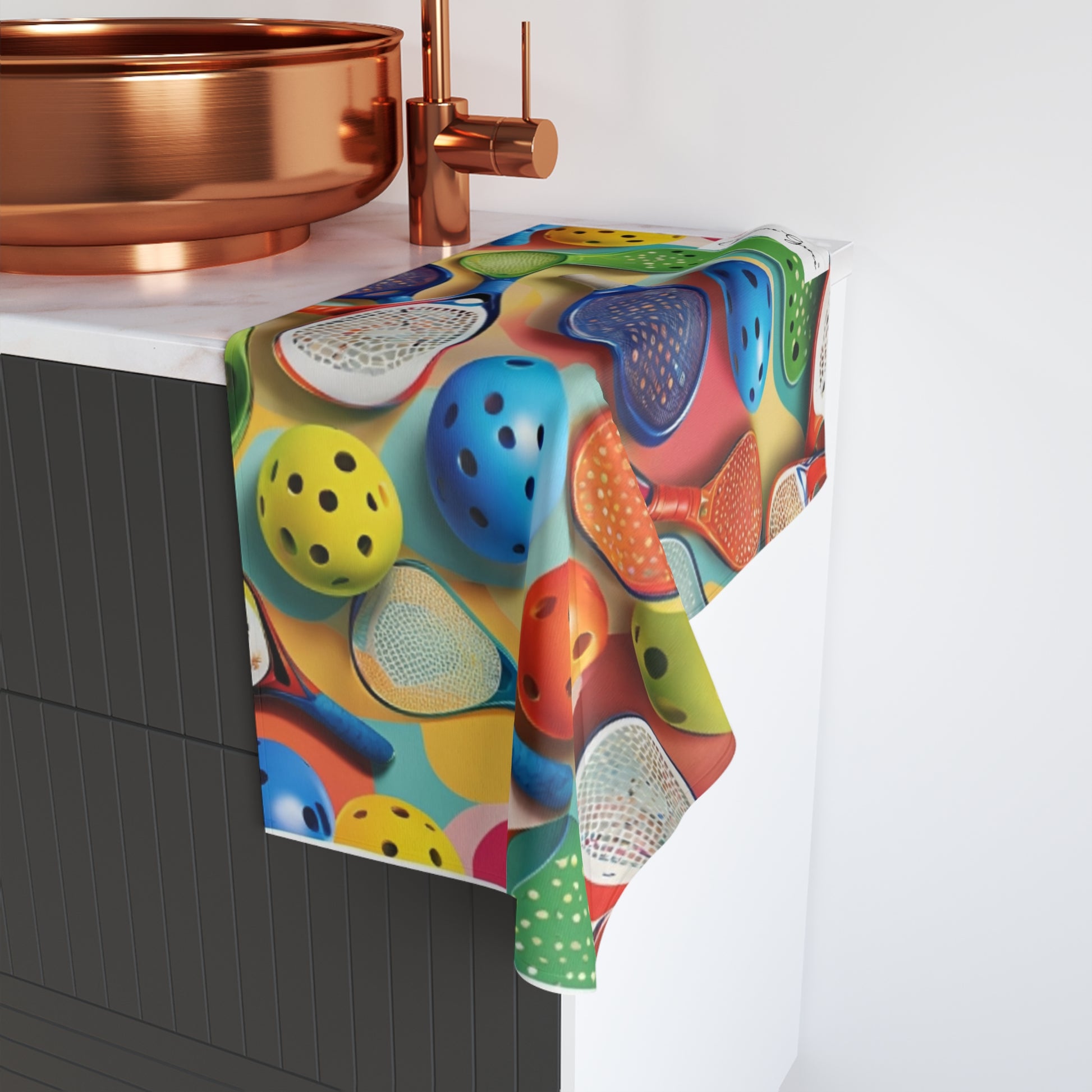 Chic Hand Towel - PICKLEBALL FUN - Vivienne Grace