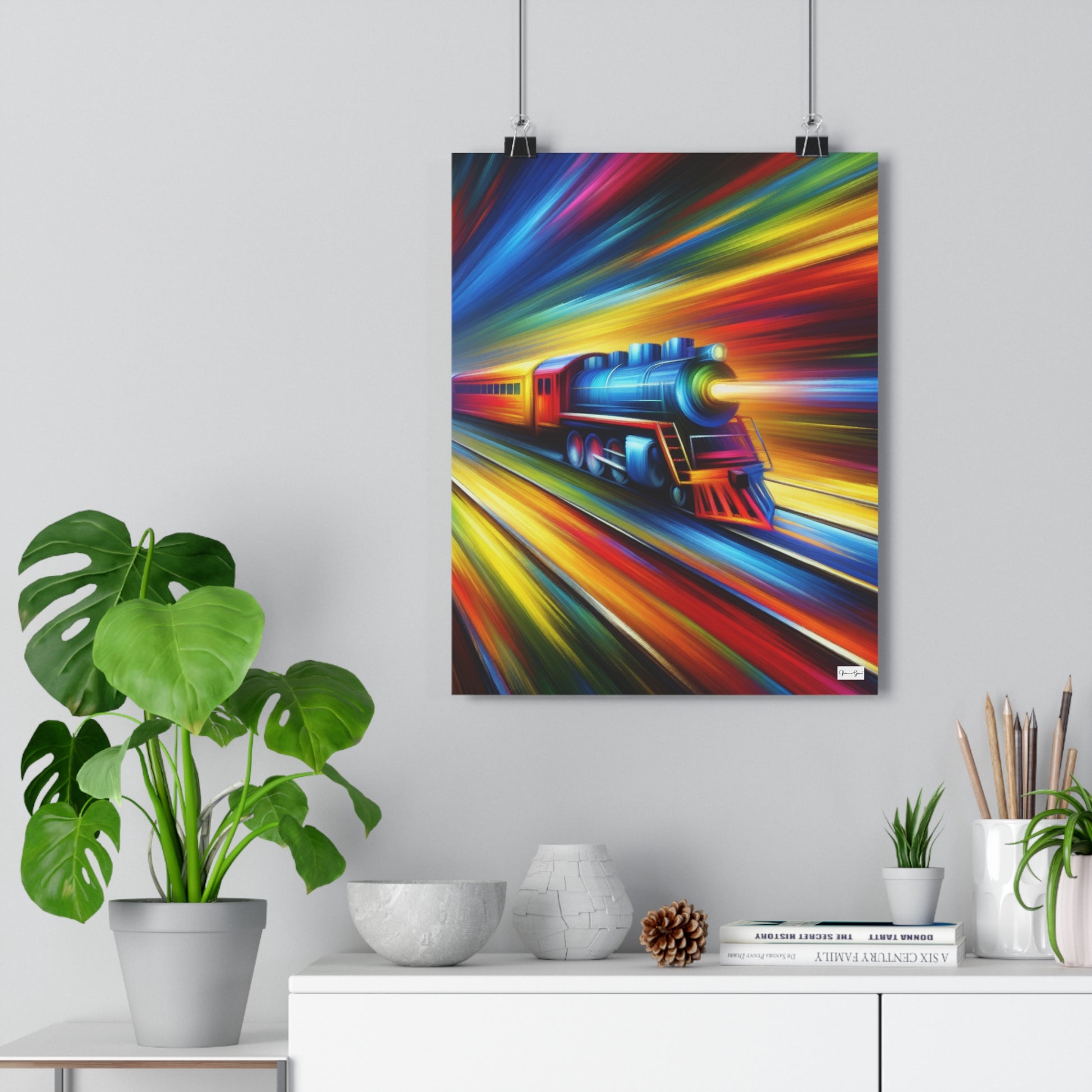 Giclée Art Print - The Train - Vivienne Grace