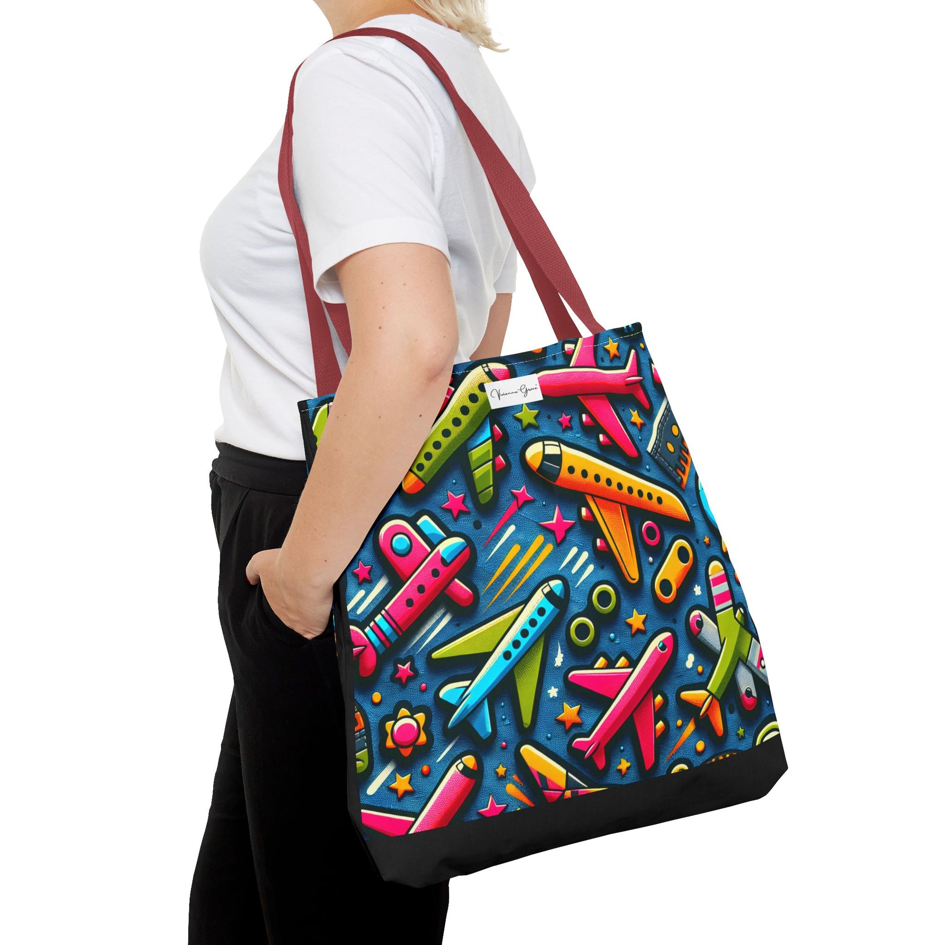 Tote Bag - AIRPLANES - Vivienne Grace
