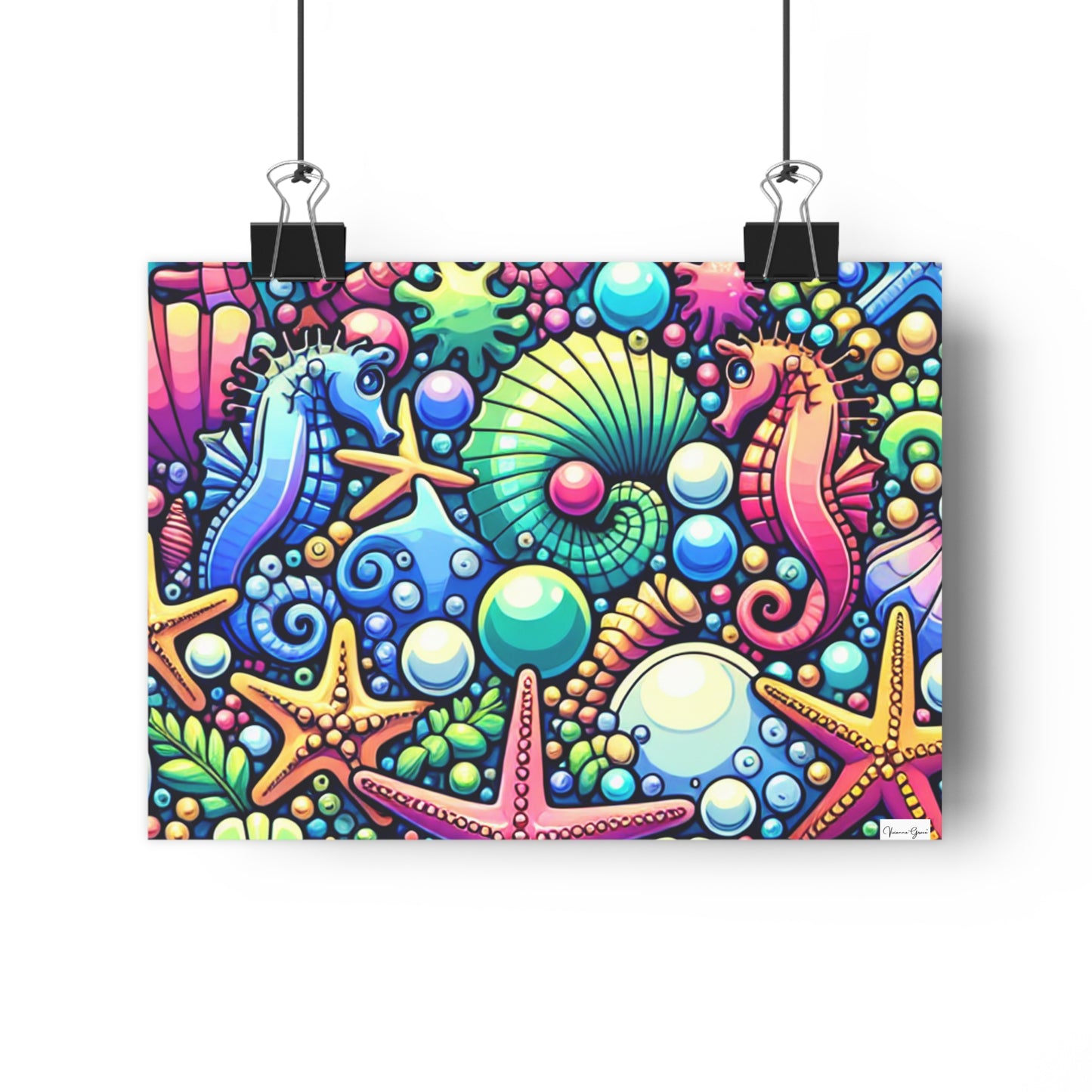 Giclée Art Print - BEACH BAUBLES