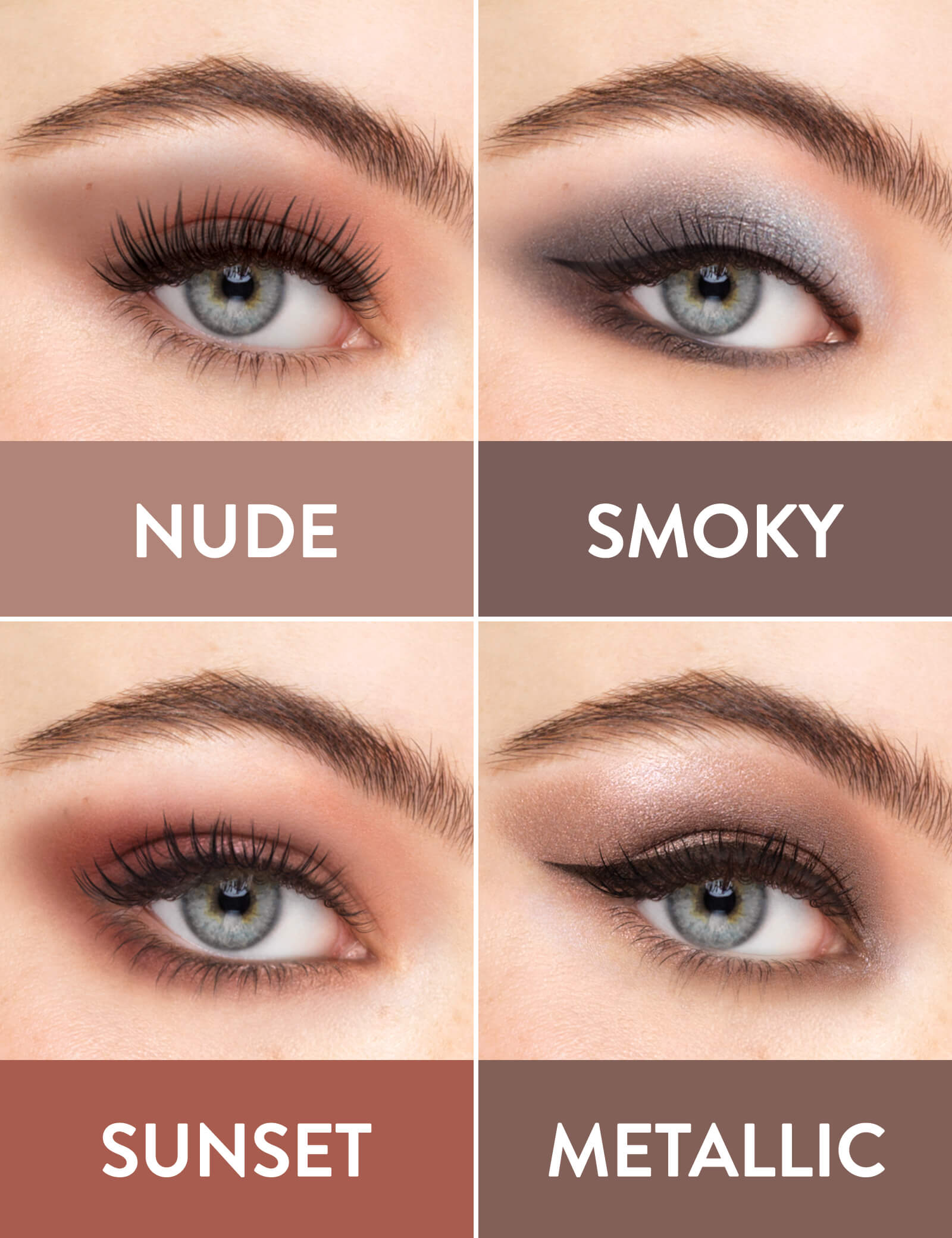 15 Shade Eyeshadow Palette - Smoky - Vivienne Grace
