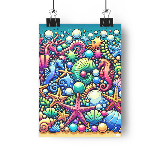 Giclée Art Print - BEACH BAUBLES