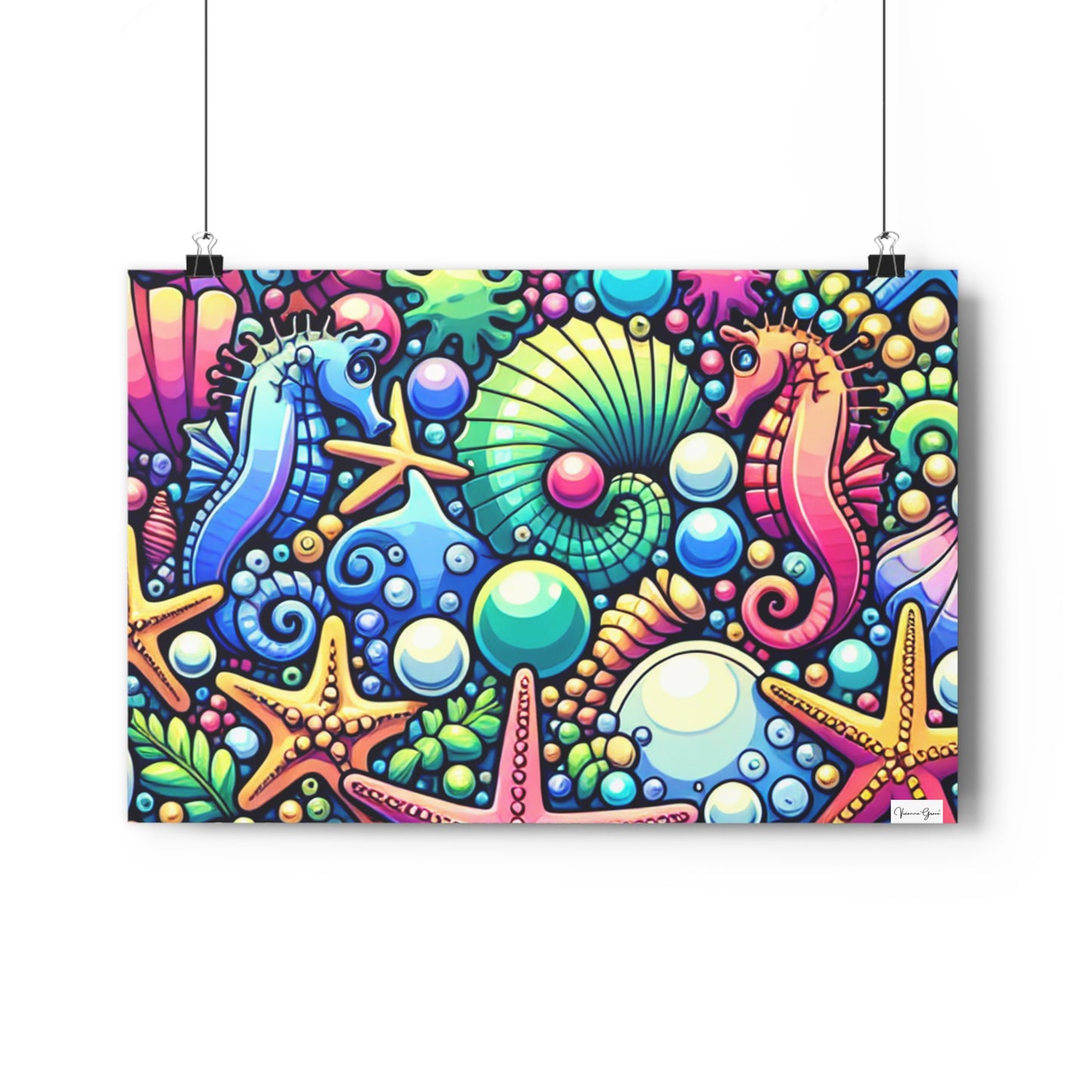 Giclée Art Print - BEACH BAUBLES