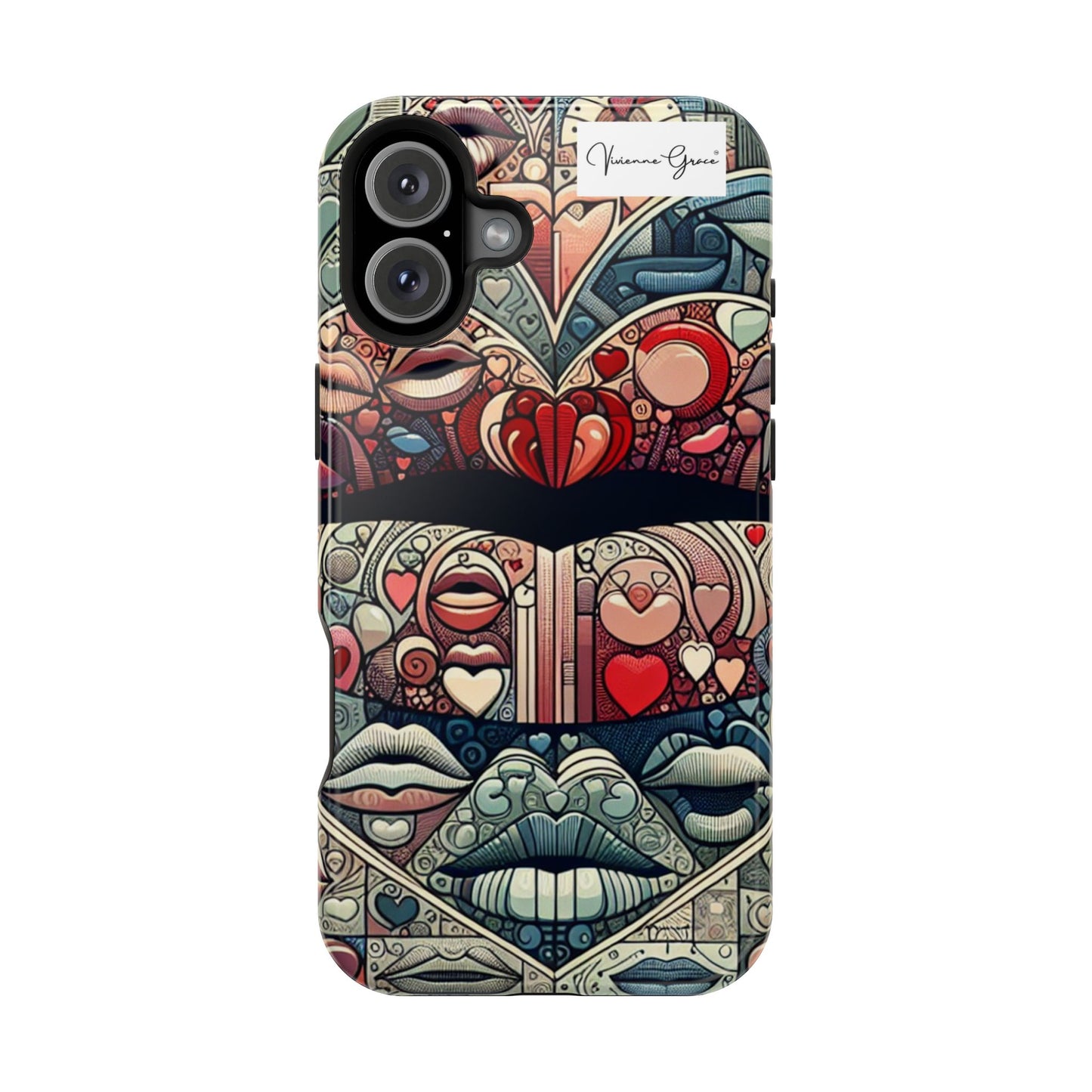 IPhone - Impact-Resistant Cases - BLUE LIPS - Vivienne Grace