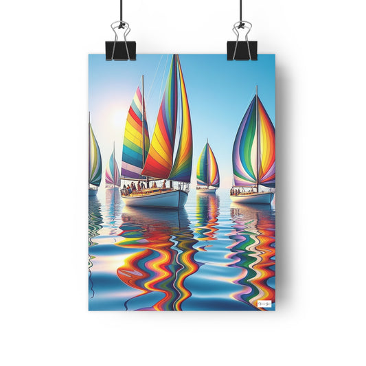 Giclée Art Print - SAILBOATS - Vivienne Grace