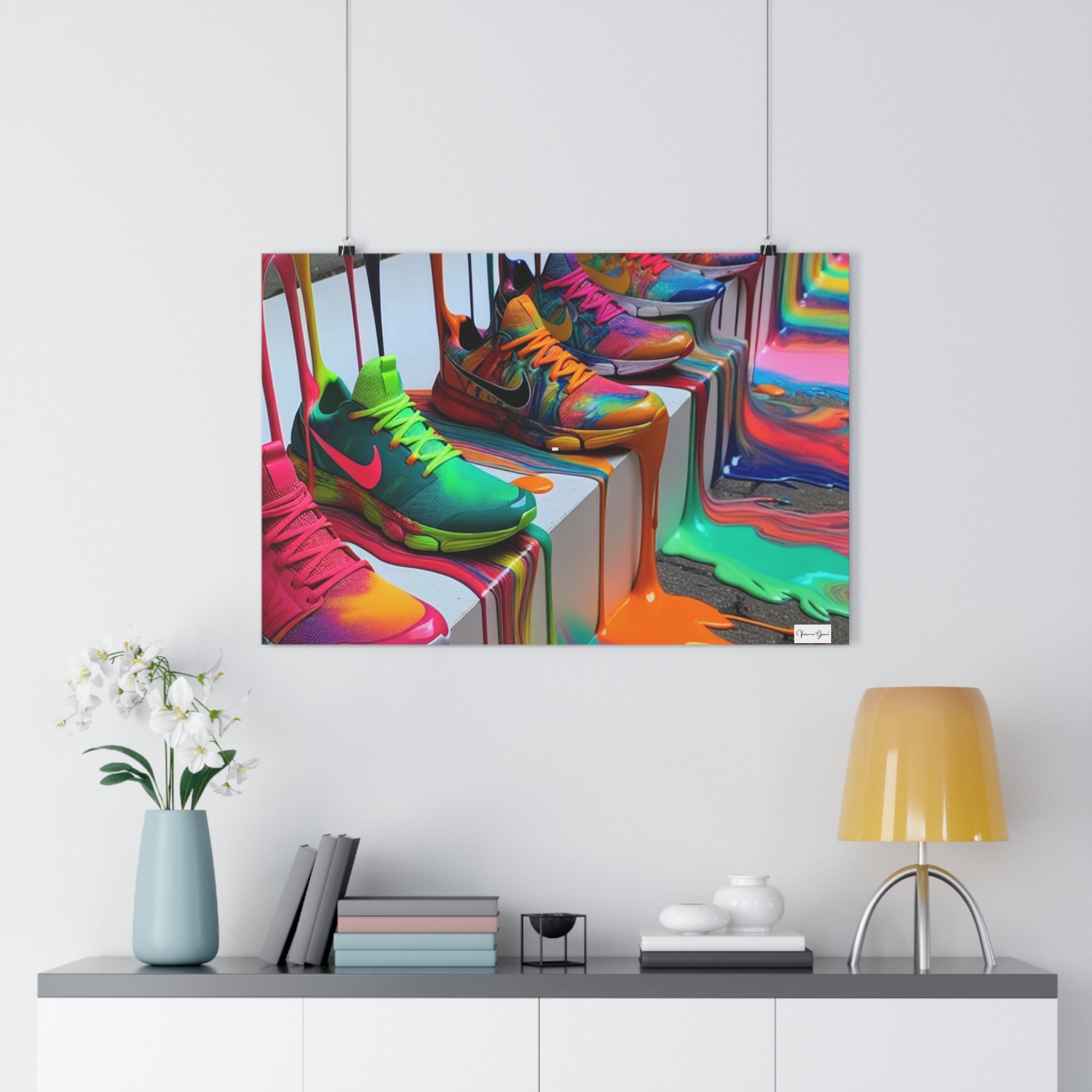Giclée Art Print - Sneaker Fun - Vivienne Grace