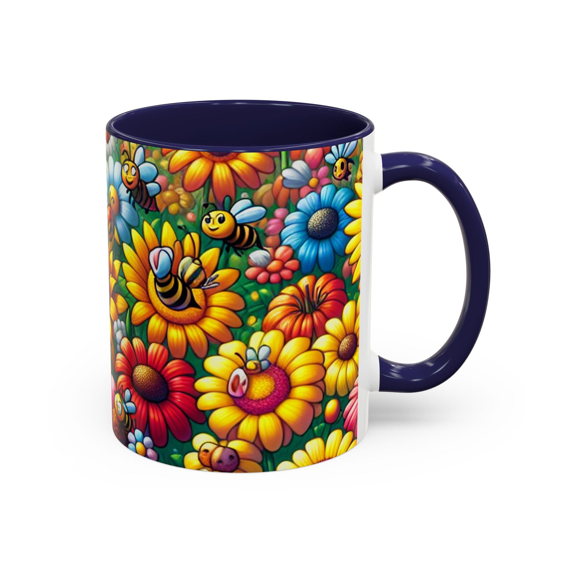 Coffee Mug - SUNFLOWERS/BEES - Vivienne Grace