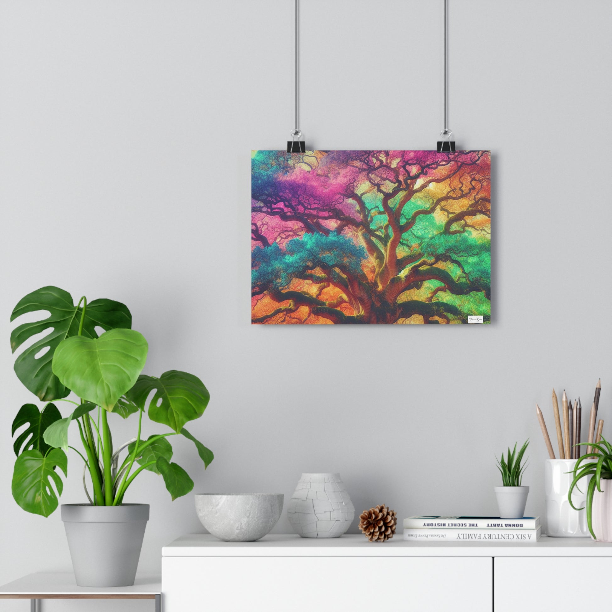 Giclée Art Print - Colorful Oak - Vivienne Grace