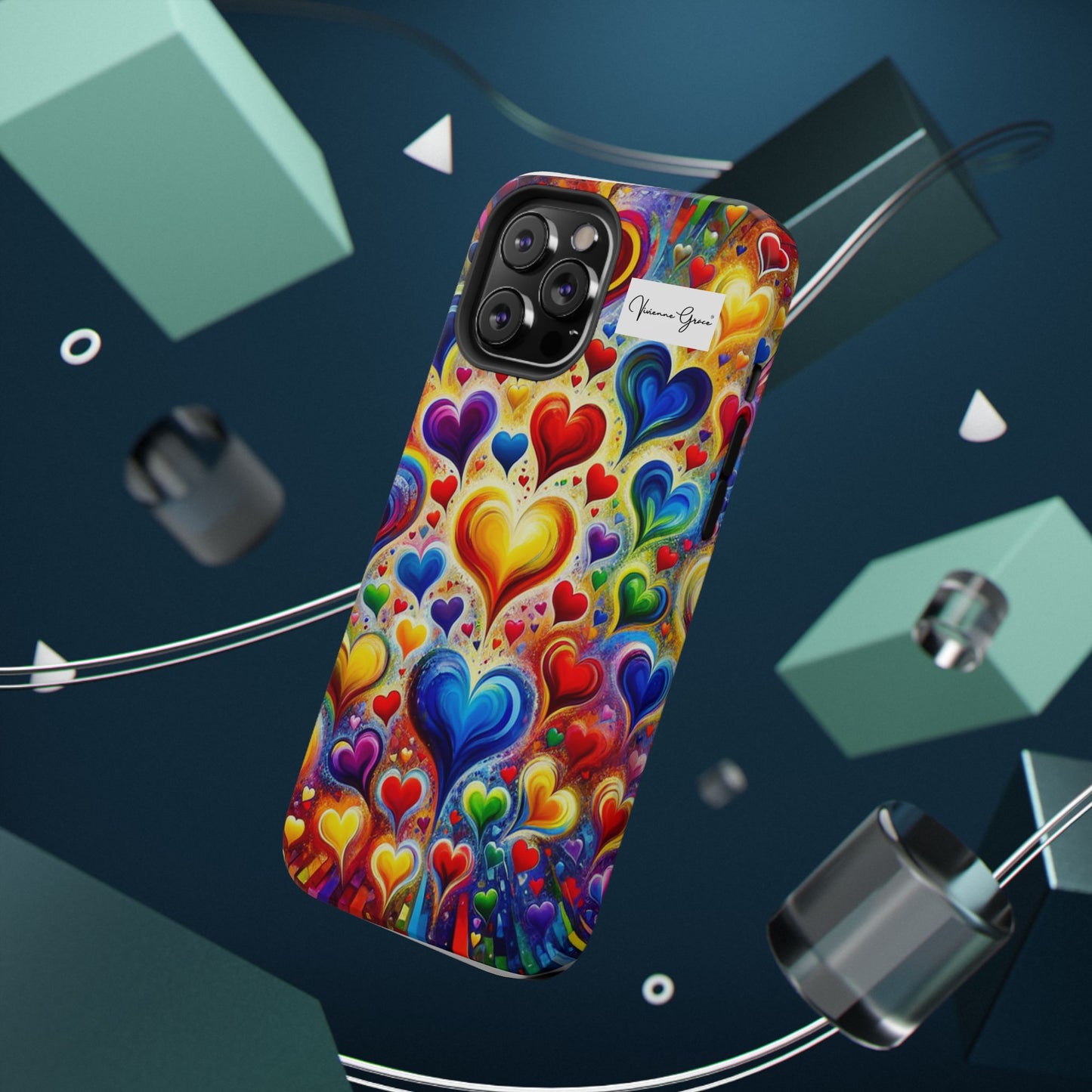 IPhone - Impact-Resistant Case - BRIGHT HEARTS - Vivienne Grace