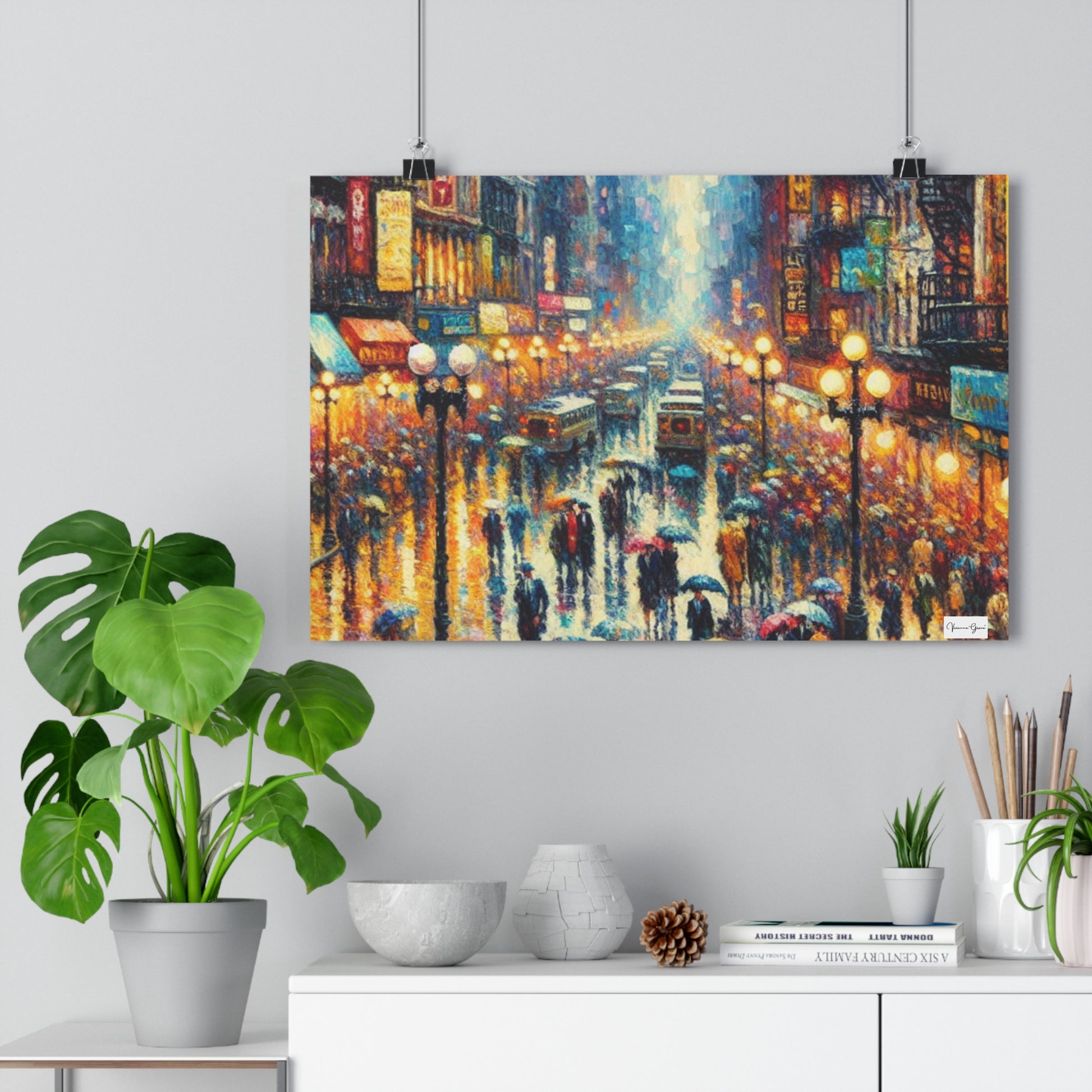 Giclée Art Print - New York Rain - Vivienne Grace