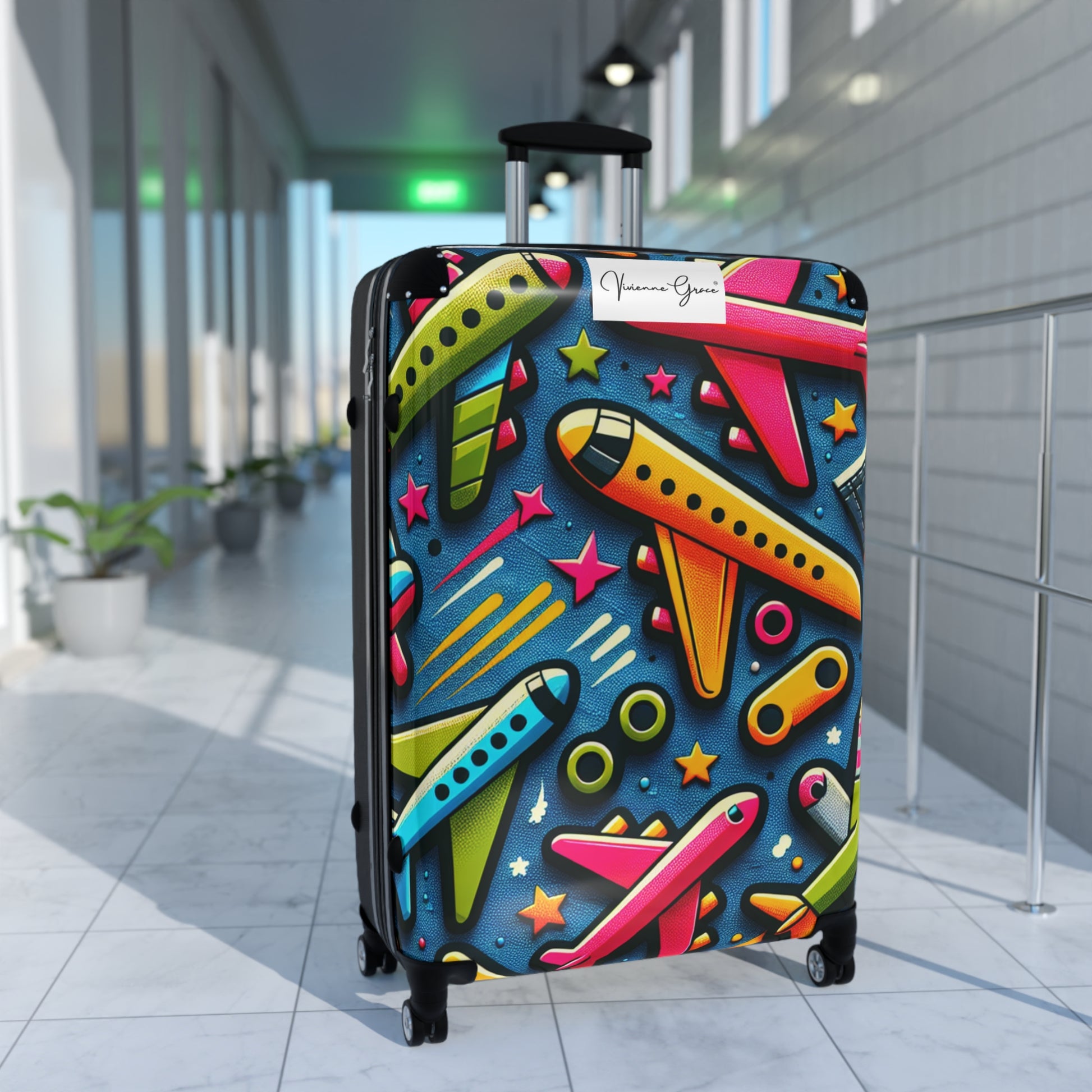 Suitcase - AIRPLANES - Vivienne Grace
