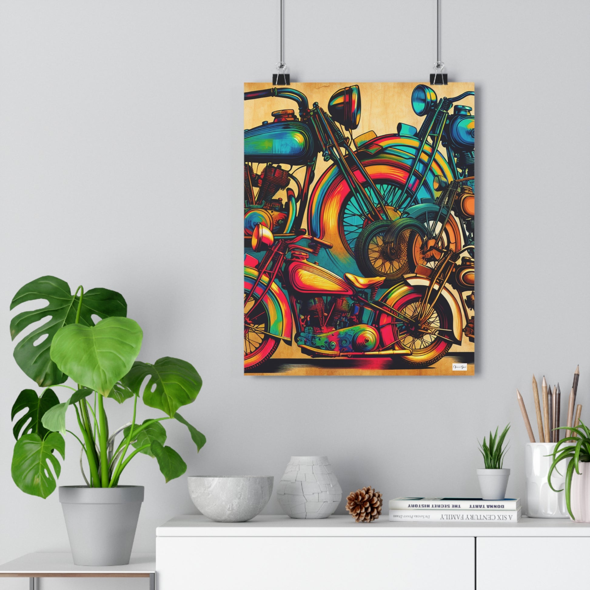 Giclée Art Print - Motorcycles - Vivienne Grace