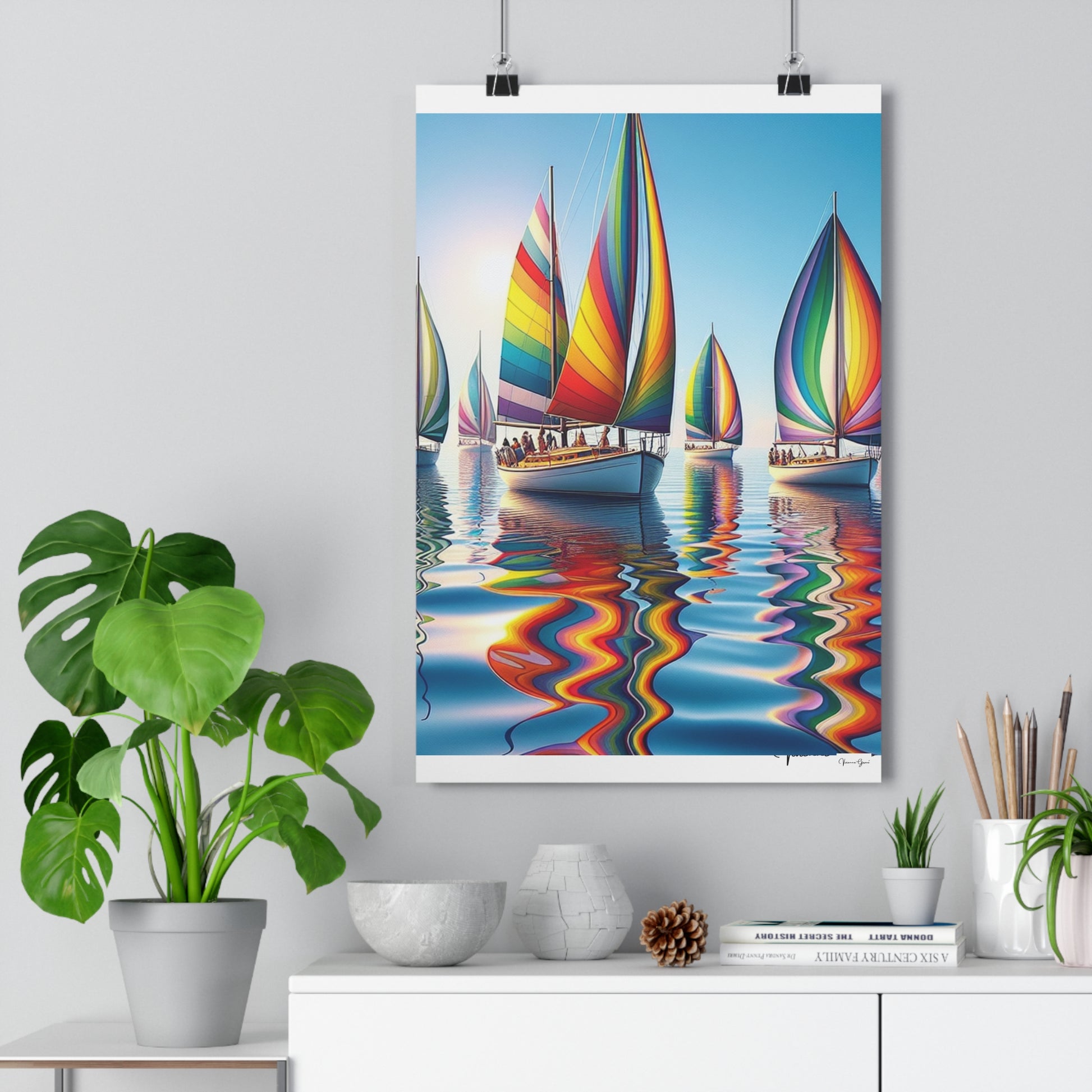 Giclée Art Print - SAILBOATS - Vivienne Grace