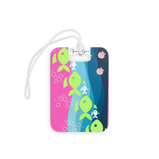 Luggage Tag - BRIGHT FISH - Vivienne Grace