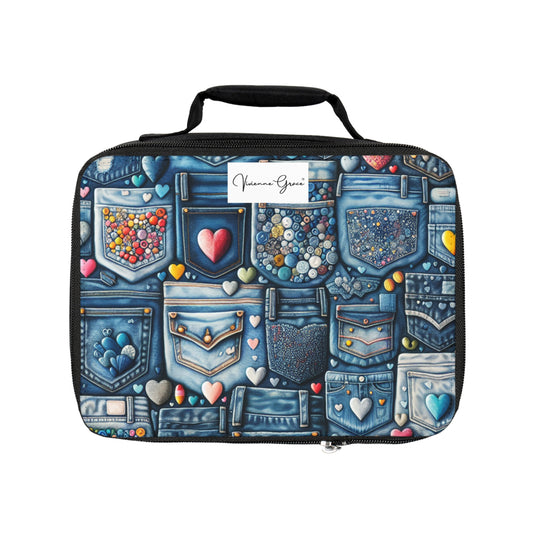 Lunch Bag - BLUE JEANS - Vivienne Grace