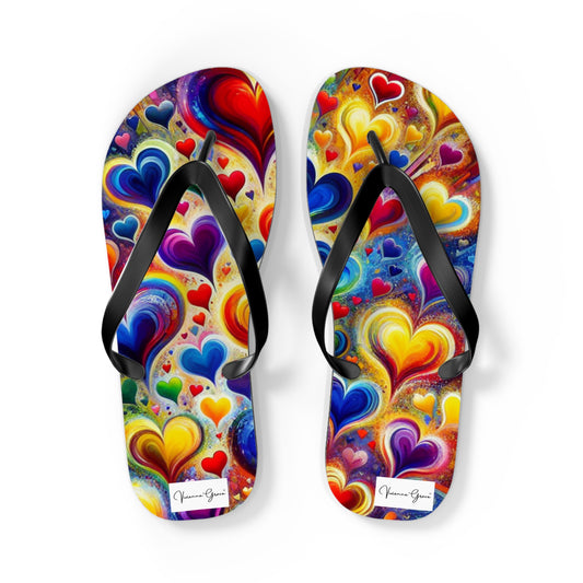 Flip Flops - BIG HEARTS - Vivienne Grace
