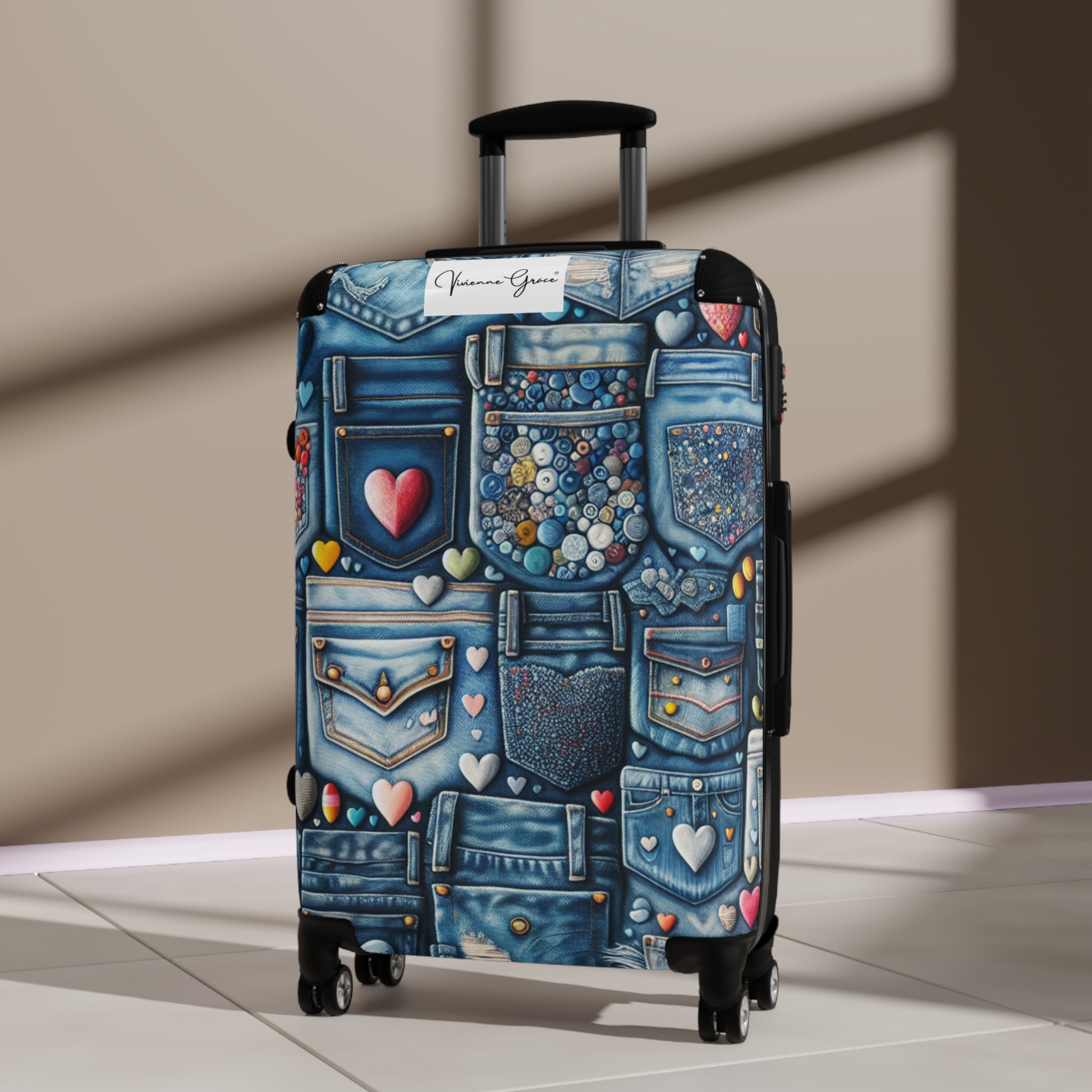 Suitcase - BLUE JEANS - Vivienne Grace