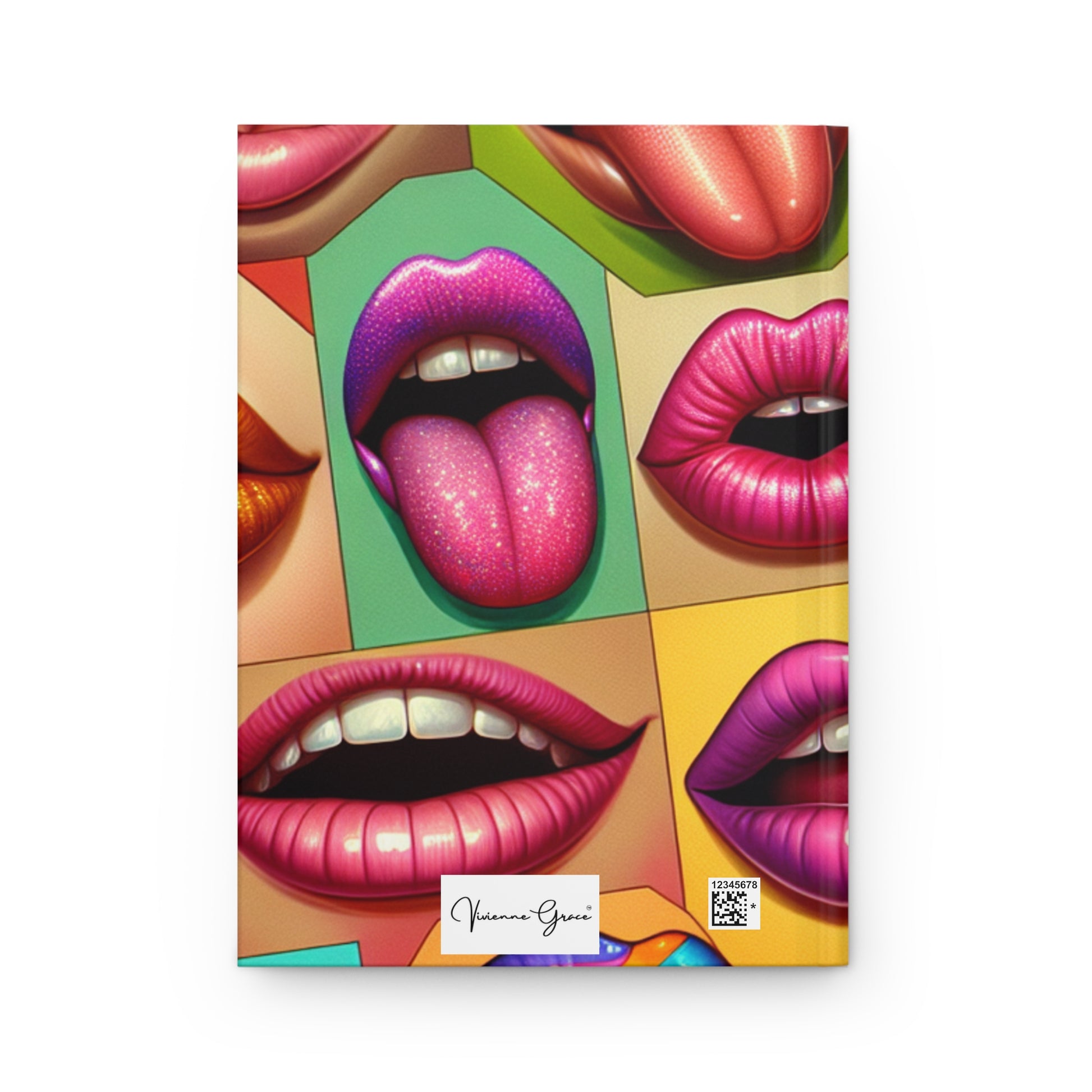 Hardcover Journal - LIPS - Vivienne Grace