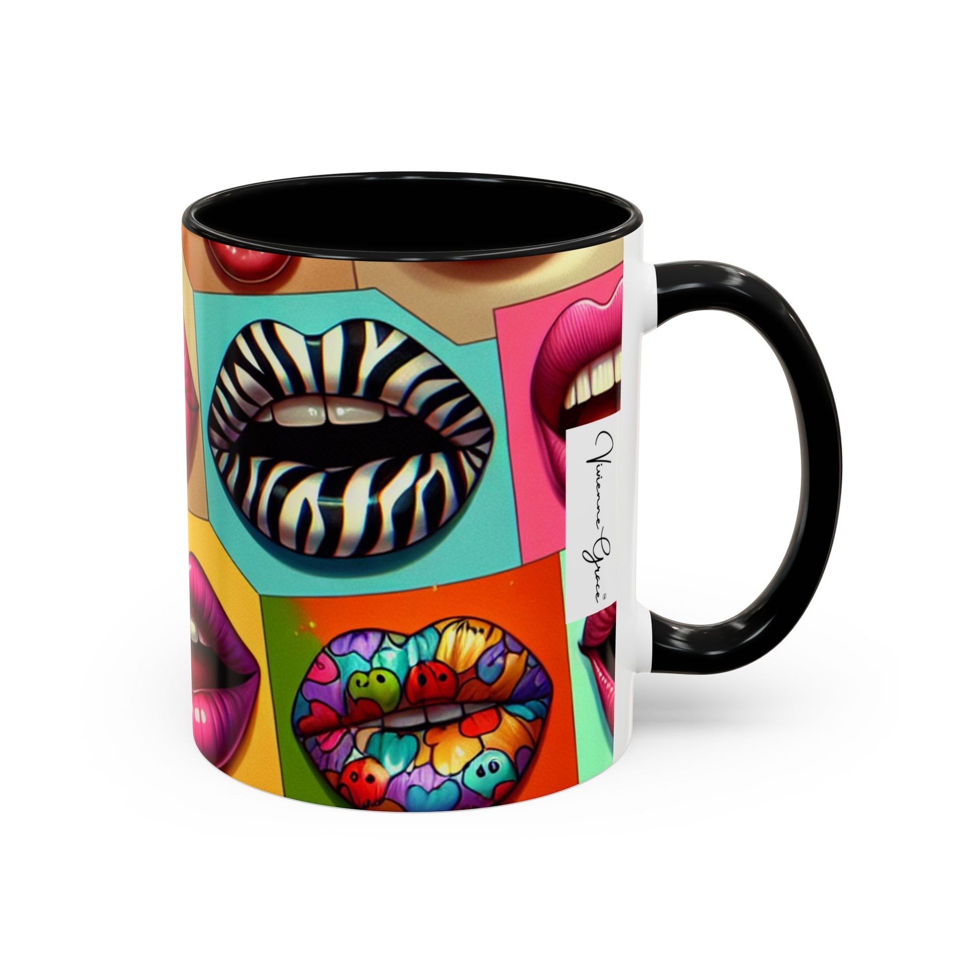 Accent Coffee Mug - LIPS - Vivienne Grace