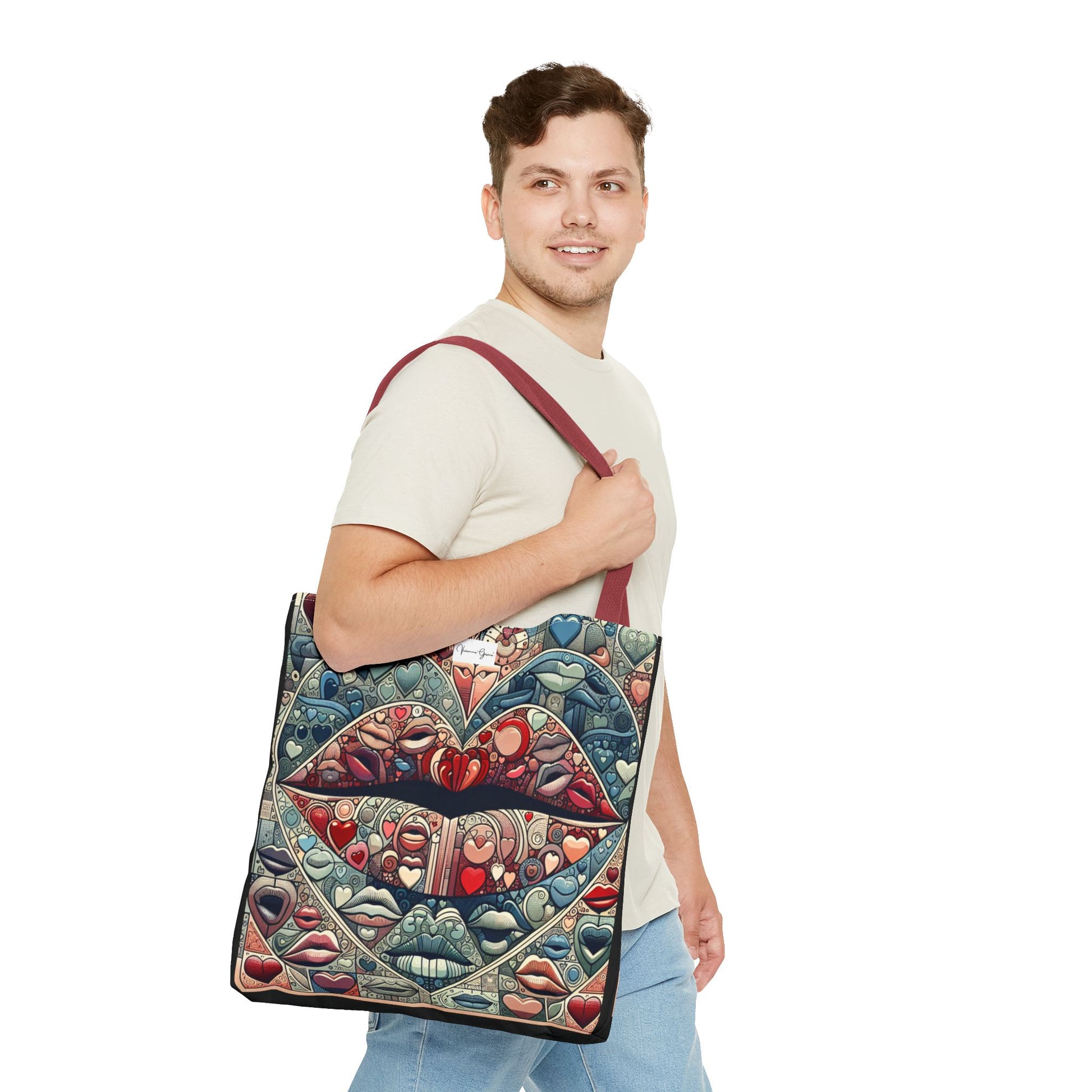 Tote Bag - BLUE LIPS - Vivienne Grace