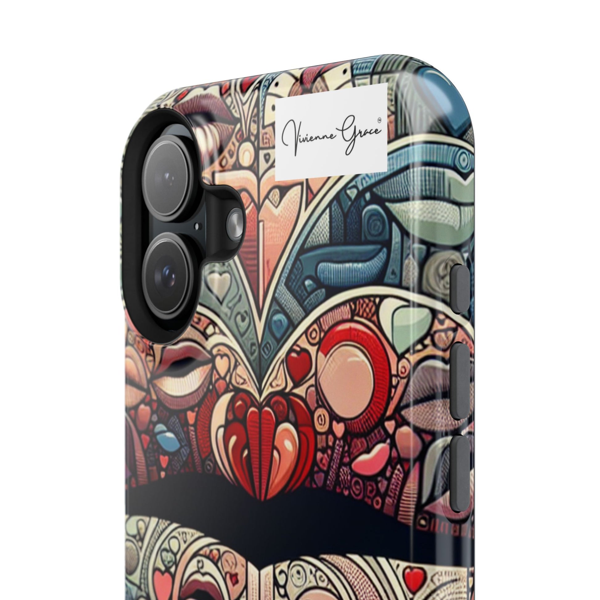 IPhone - Impact-Resistant Cases - BLUE LIPS - Vivienne Grace