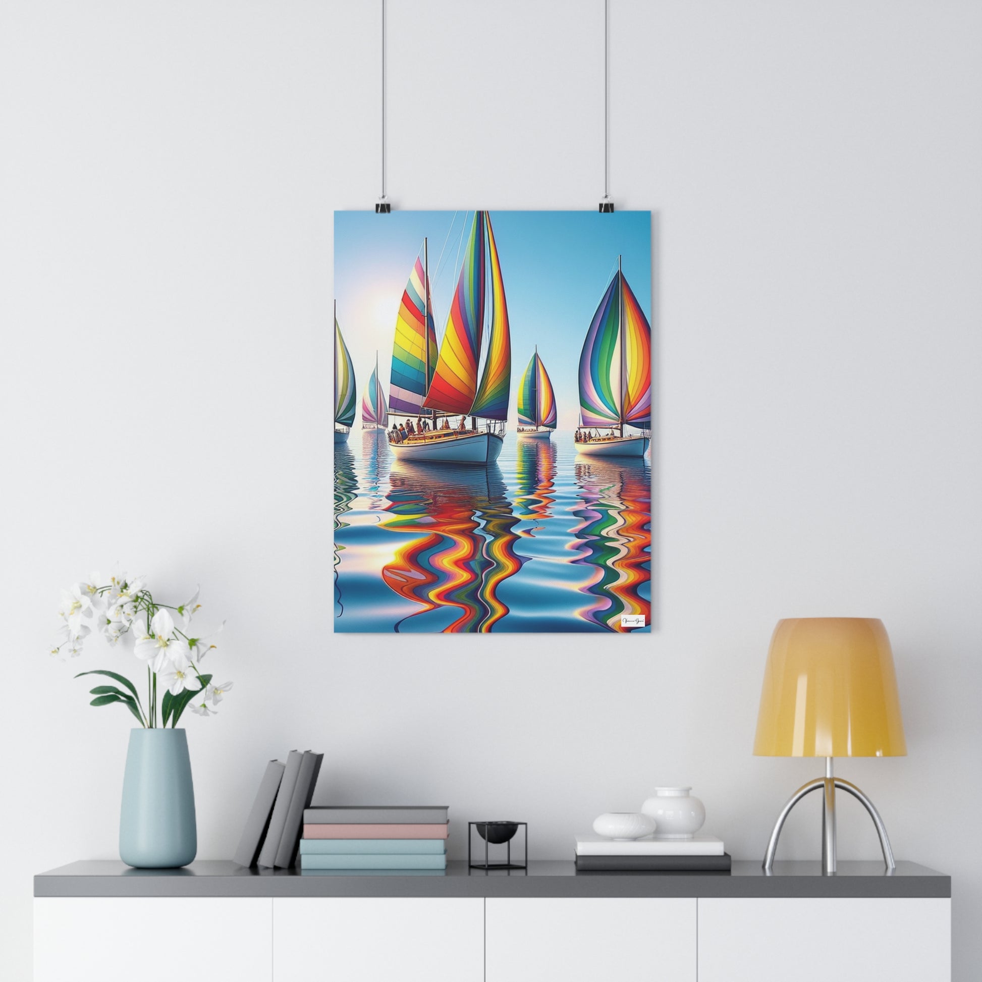 Giclée Art Print - SAILBOATS - Vivienne Grace