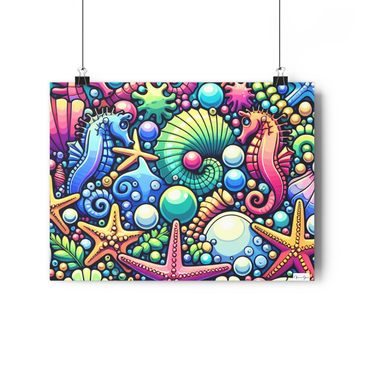 Giclée Art Print - BEACH BAUBLES