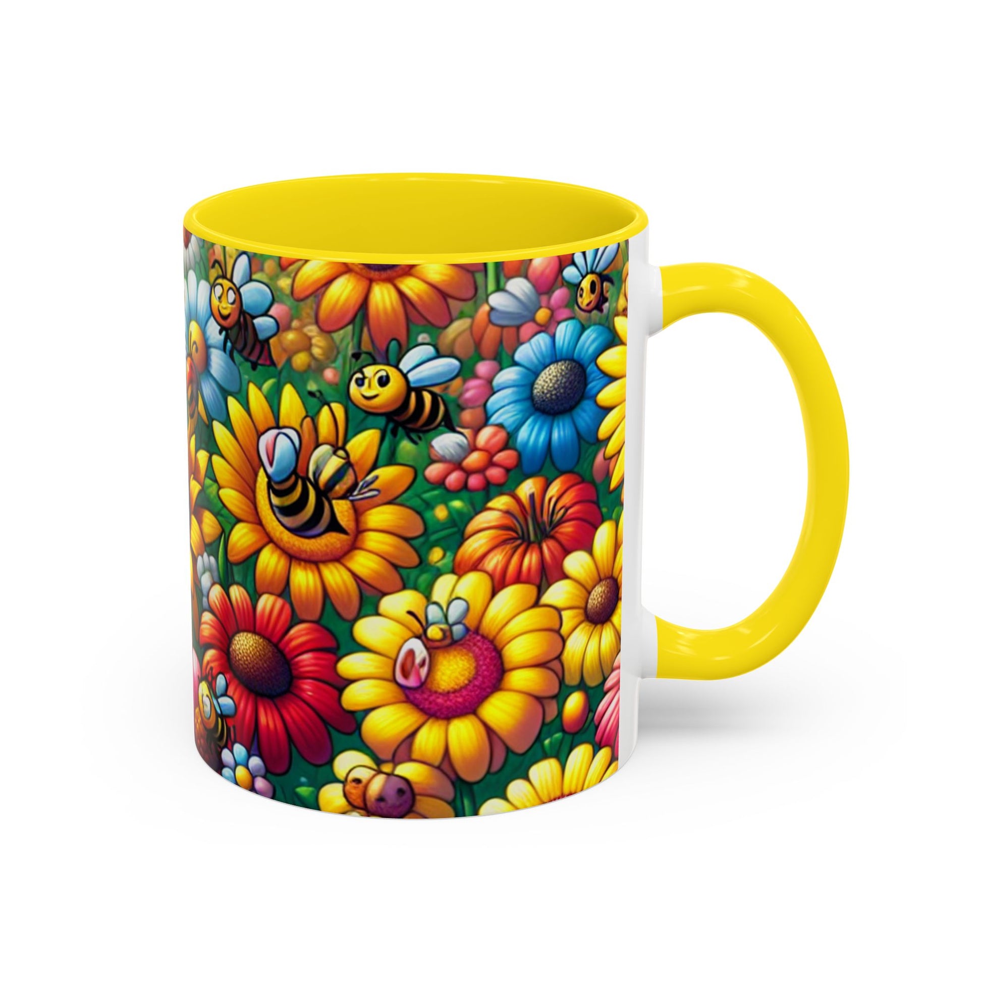 Coffee Mug - SUNFLOWERS/BEES - Vivienne Grace
