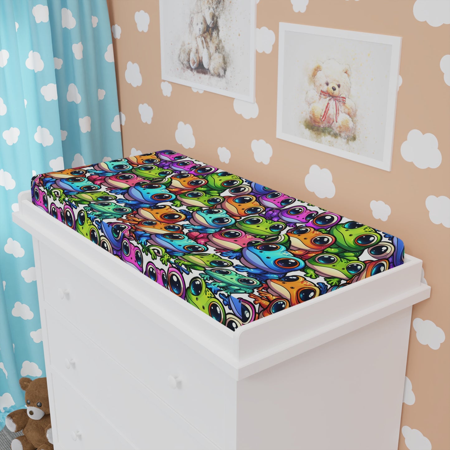 Baby Changing Pad - FUN FROGS