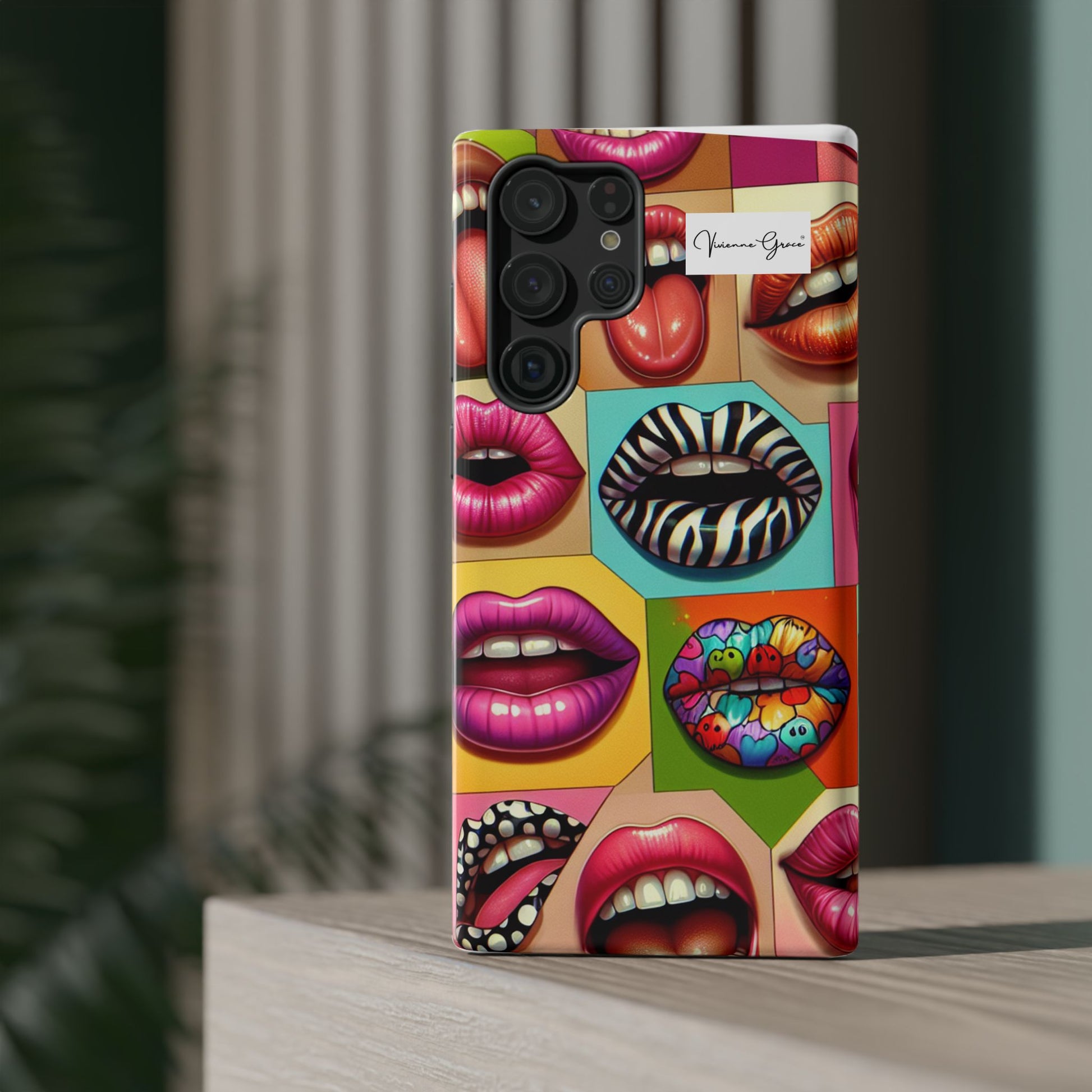 Samsung Galaxy - Impact-Resistant Case - LIPS - Vivienne Grace